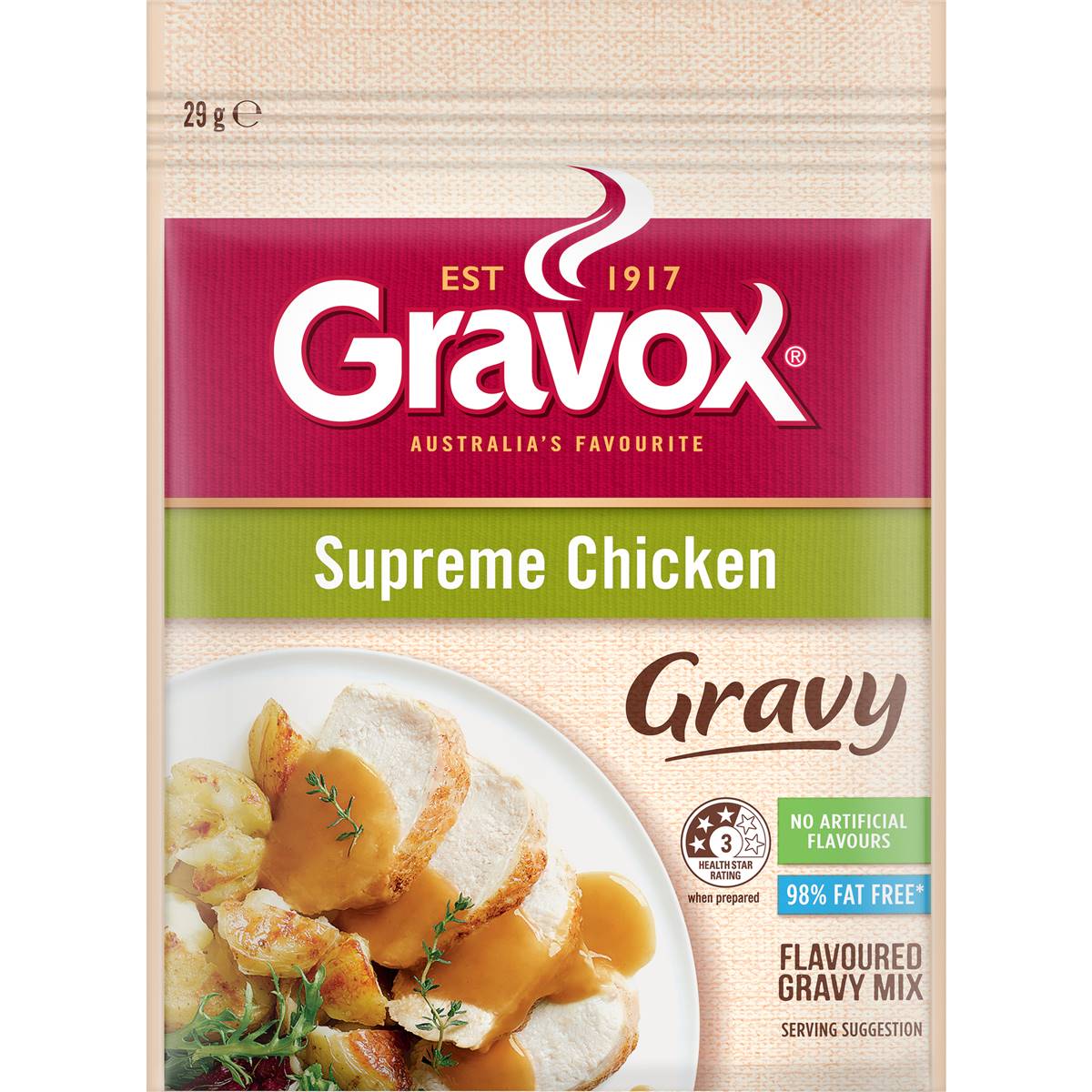 Calories in Gravox Chicken Gravy Mix calcount