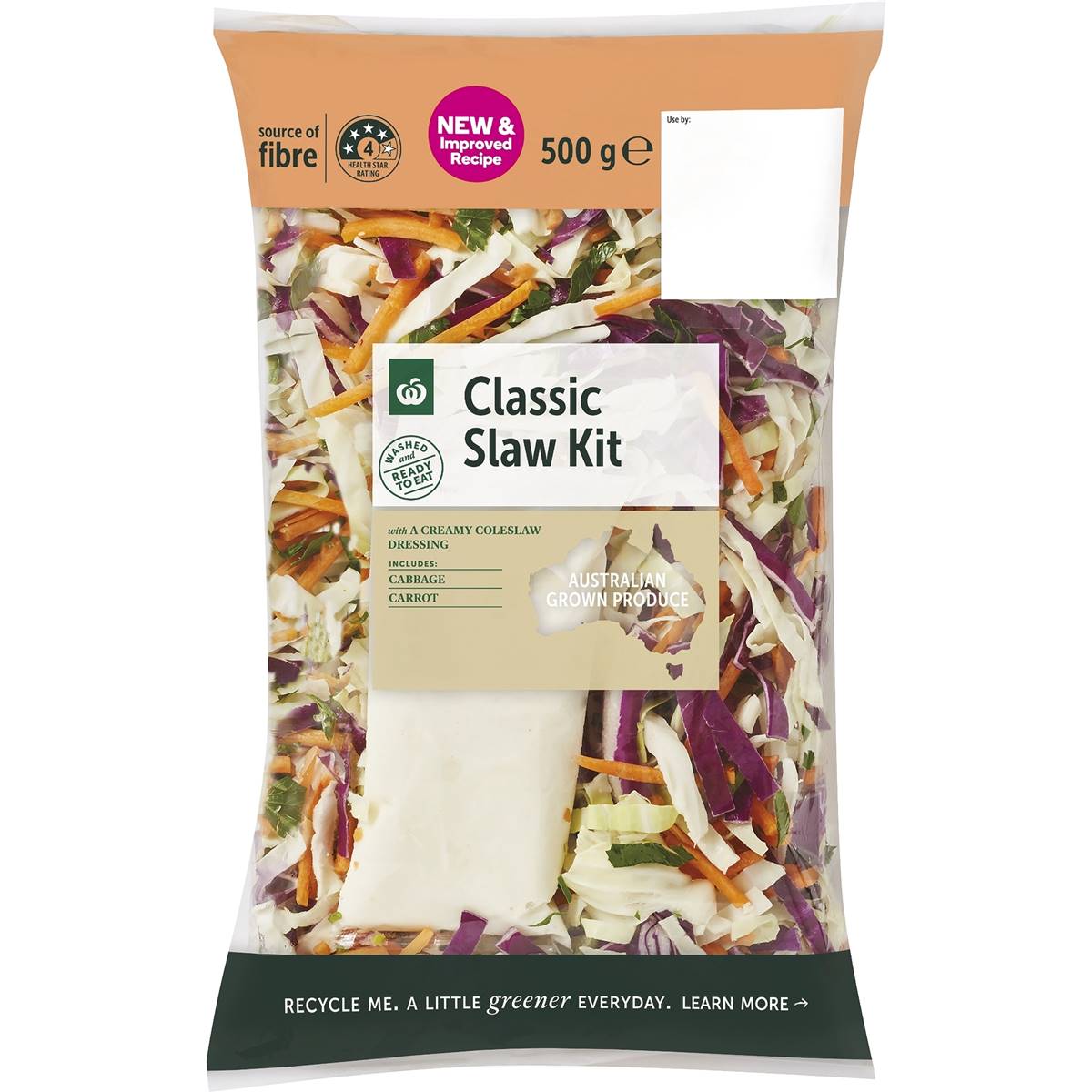 Calories in Woolworths Family Coleslaw