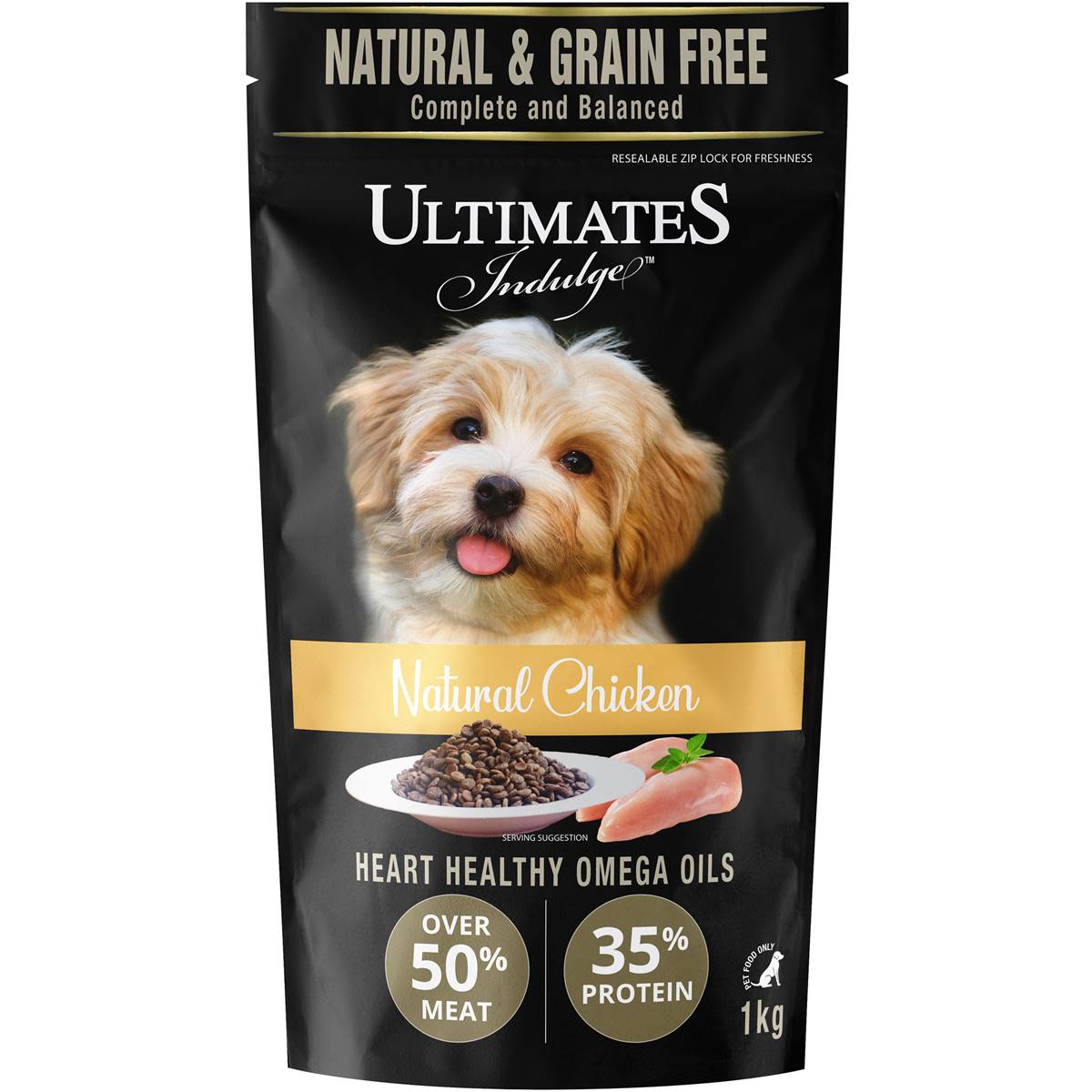Ultimates Indulge Dry Dog Food Natural Chicken