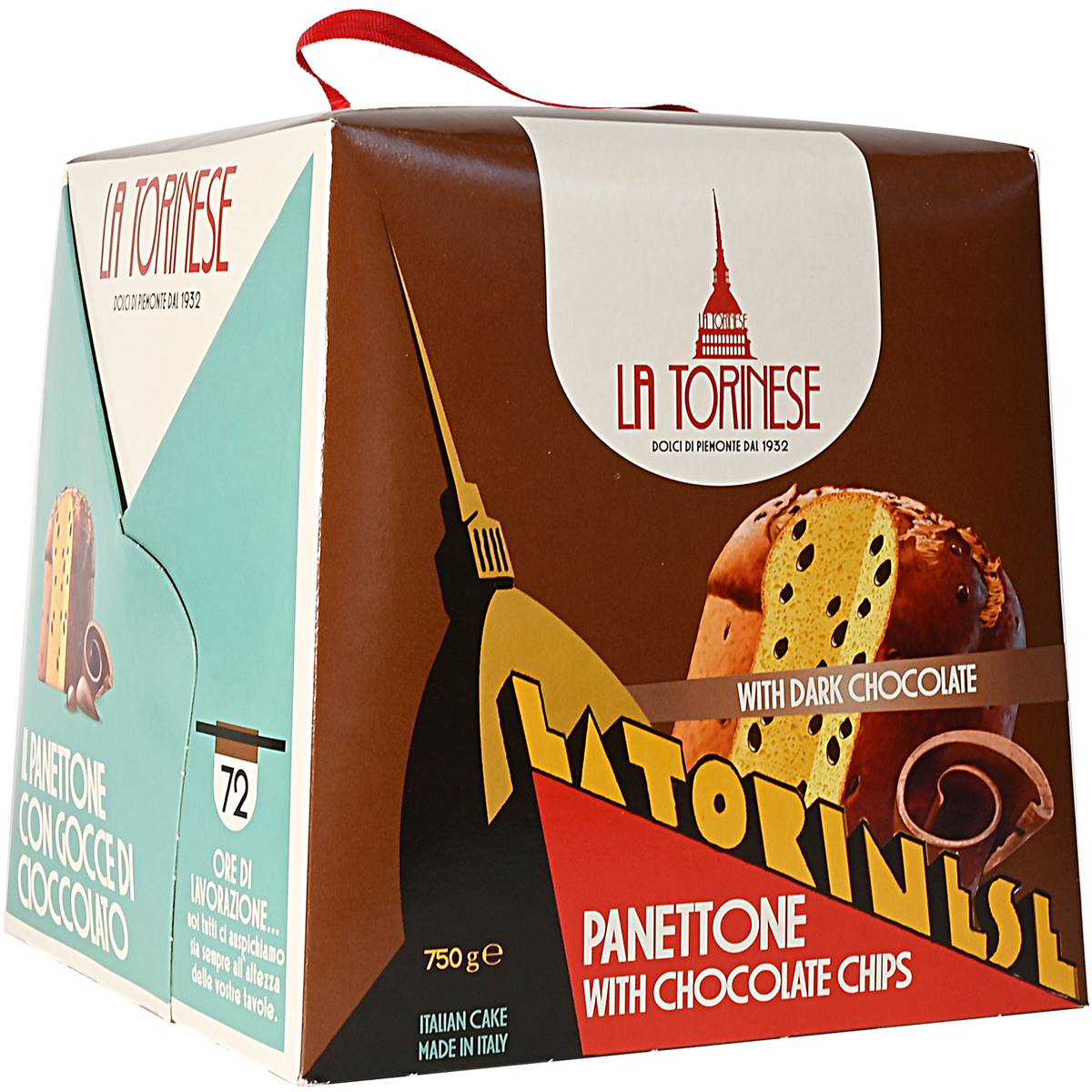 Calories in La Torinese Panettone Choc Chip Chips