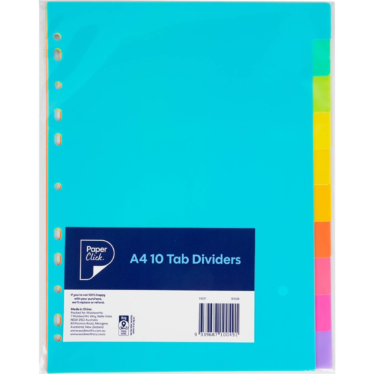 Paperclick A4 10 Tab Divider