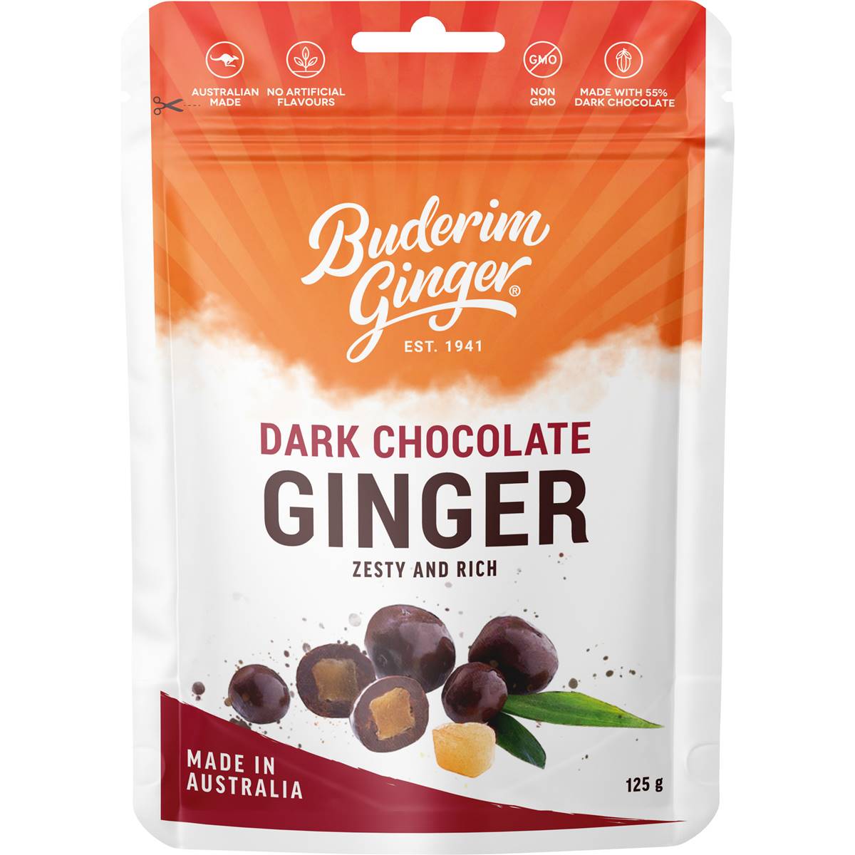 Buderim Ginger Dark Chocolate