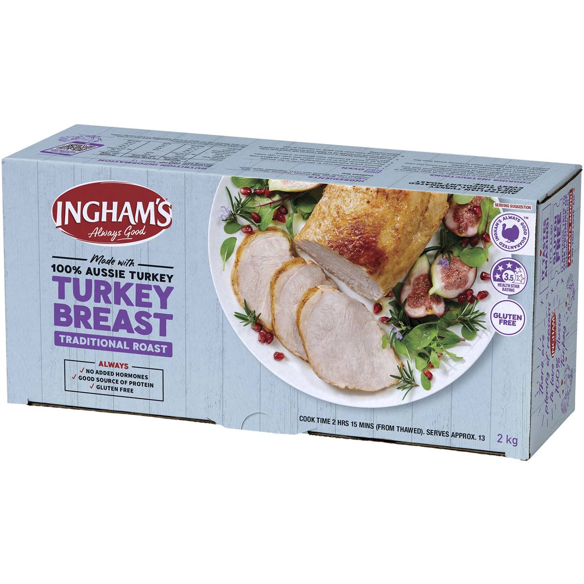 Calories in Ingham's Turkey Thigh Roast calcount