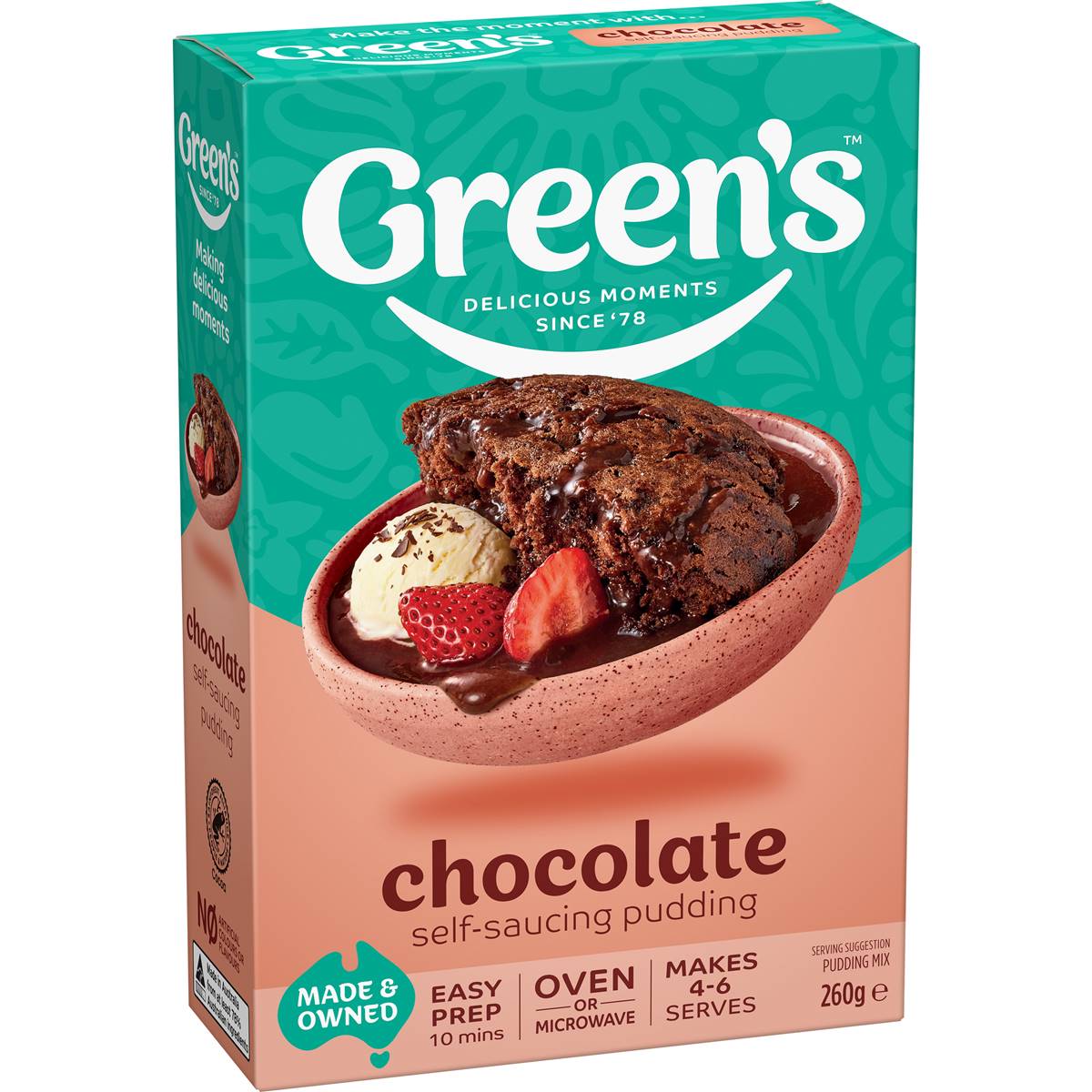 Calories in Green's Pudding Lemon Sponge Calorie Counter Australia