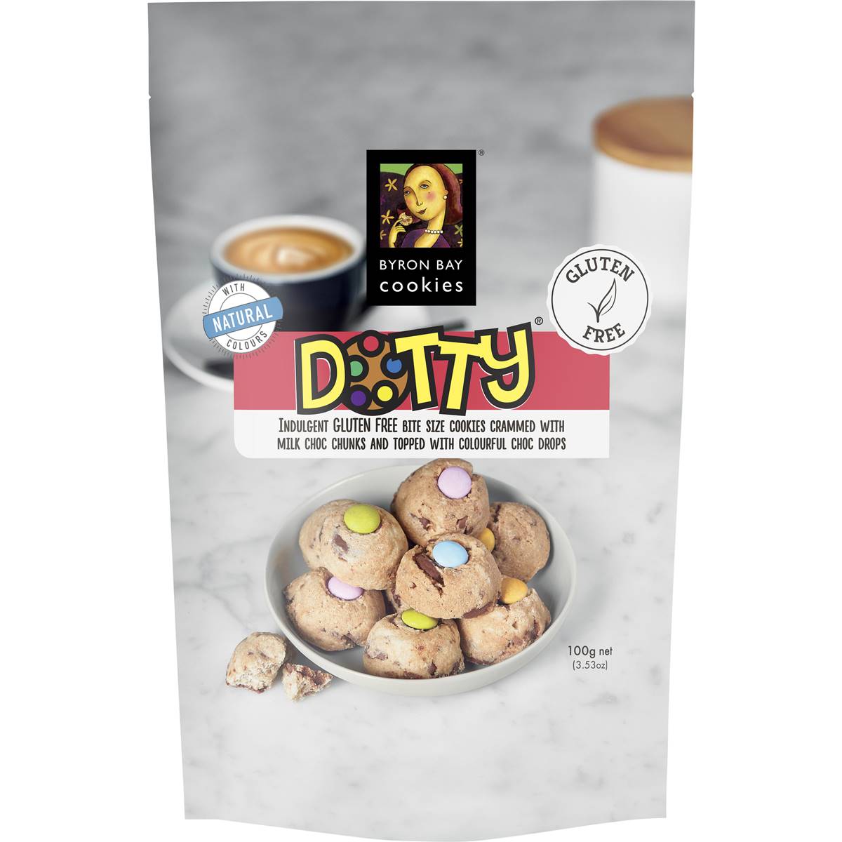 Byron Bay Cookies Gluten Free Dotty Cookie Bites