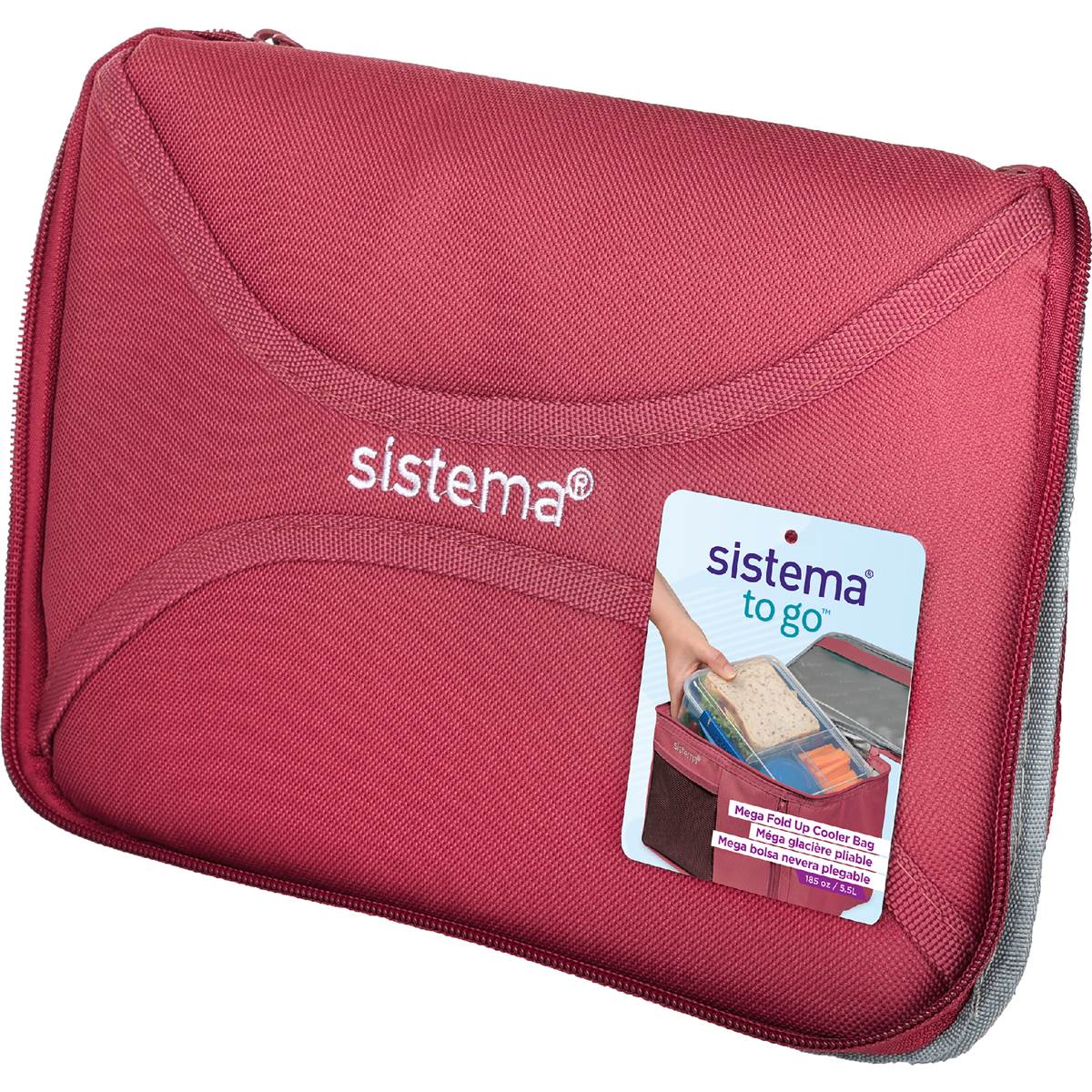 Sistema Mega Fold Up Lunch Cooler Bag 5.5L Assorted