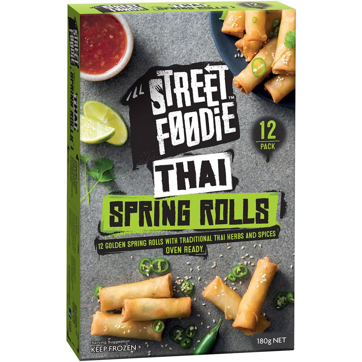 Calories in Street Foodie Thai Spring Rolls