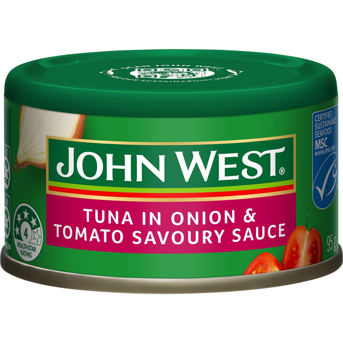 John West Tempters Tuna Onion & Tomato Savoury Sauce 95g Woolworths