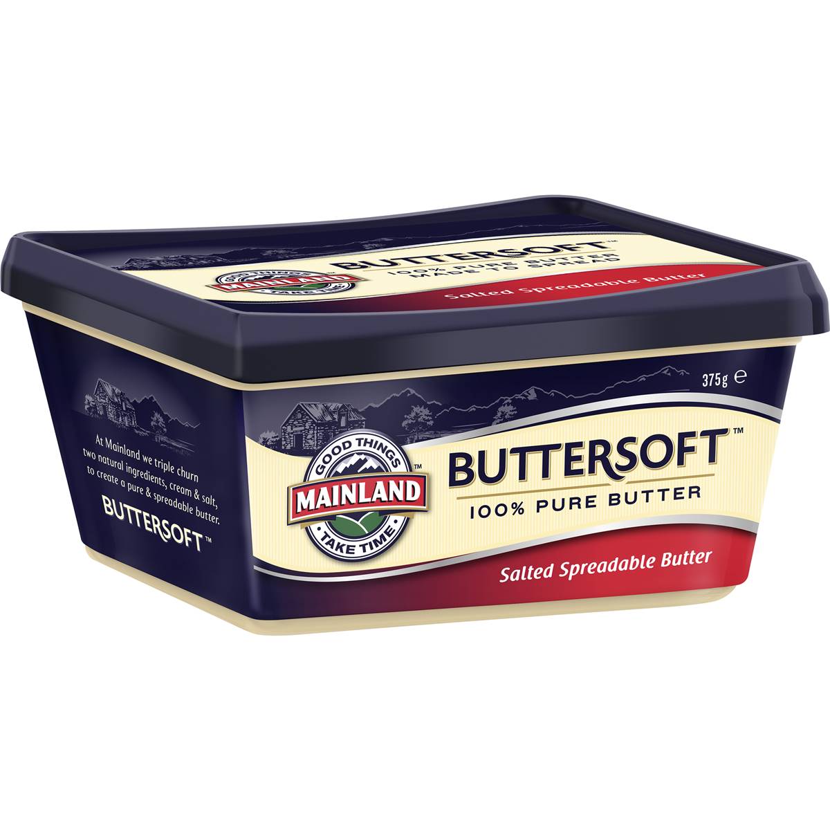 Calories in Mainland Buttersoft Pure Salted Butter calcount