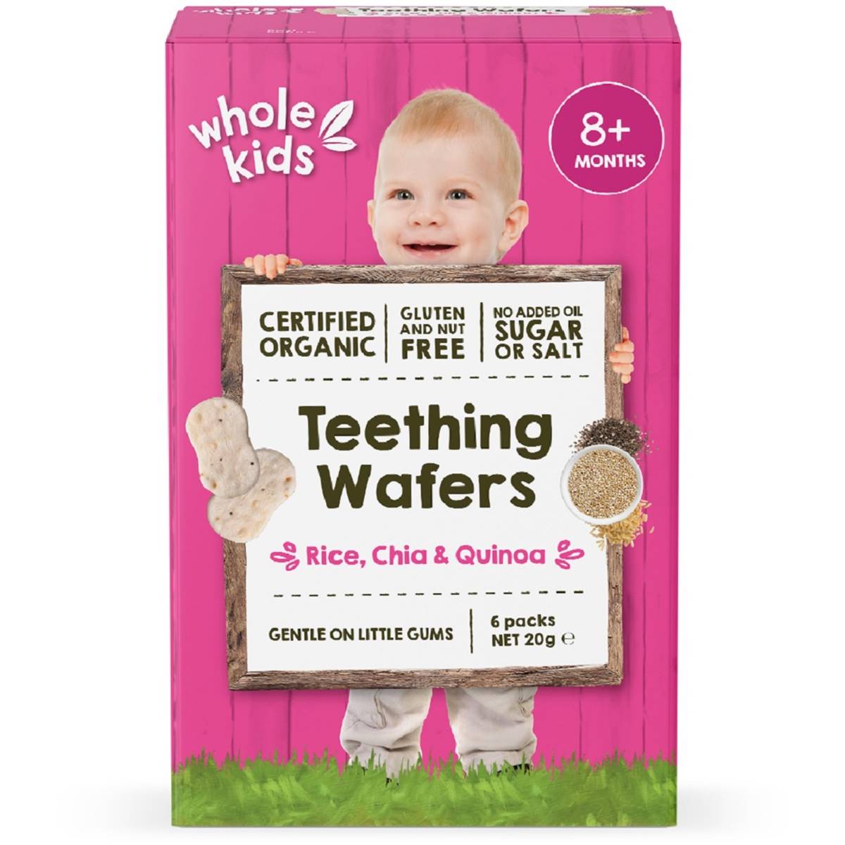 Calories in Whole Kids Organic Teething Wafers
