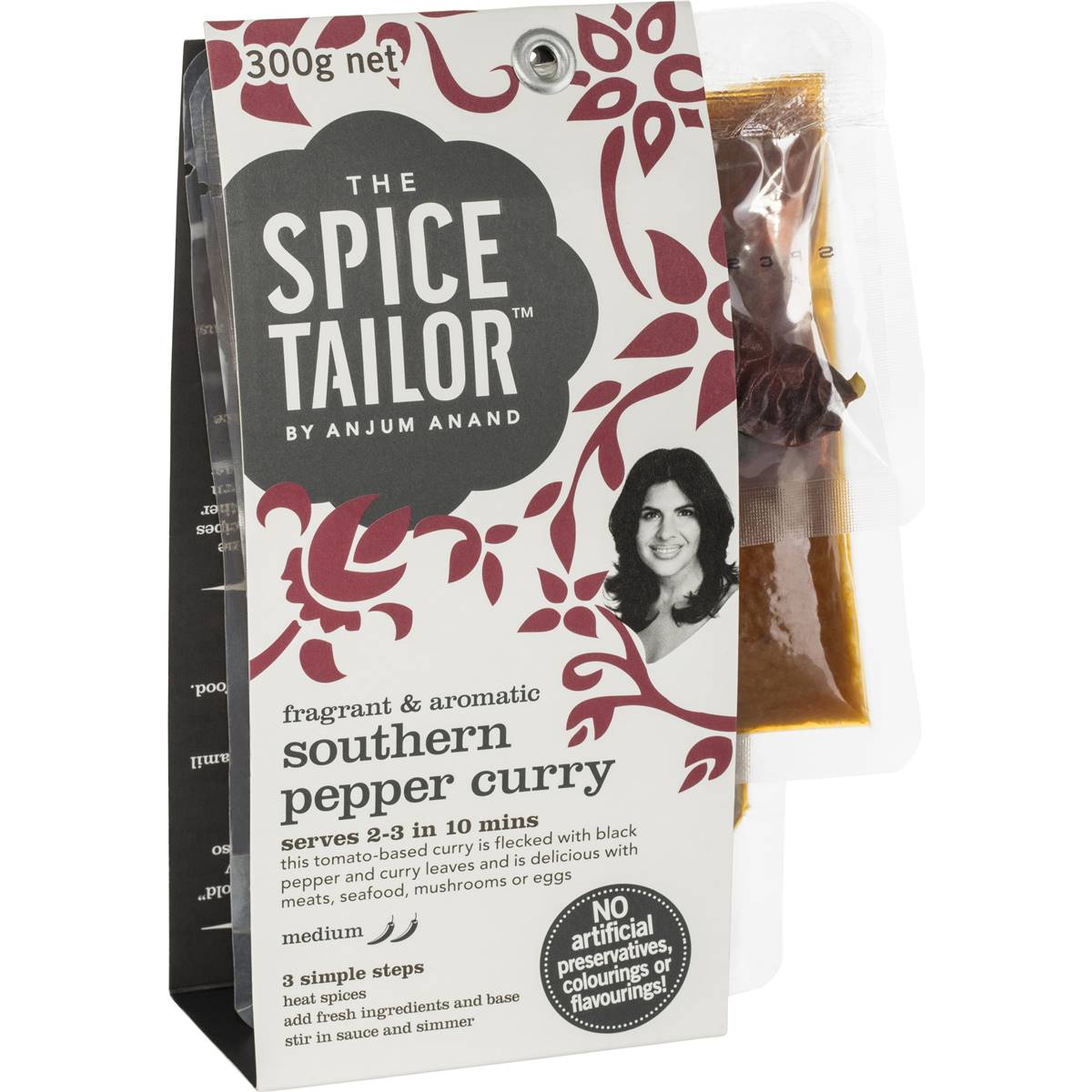 Calories in The Spice Tailor Southern Pepper Curry calcount