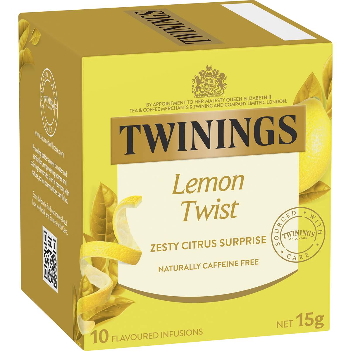 Calories in Twinings Lemon Twist Tea Bags Tea Bags