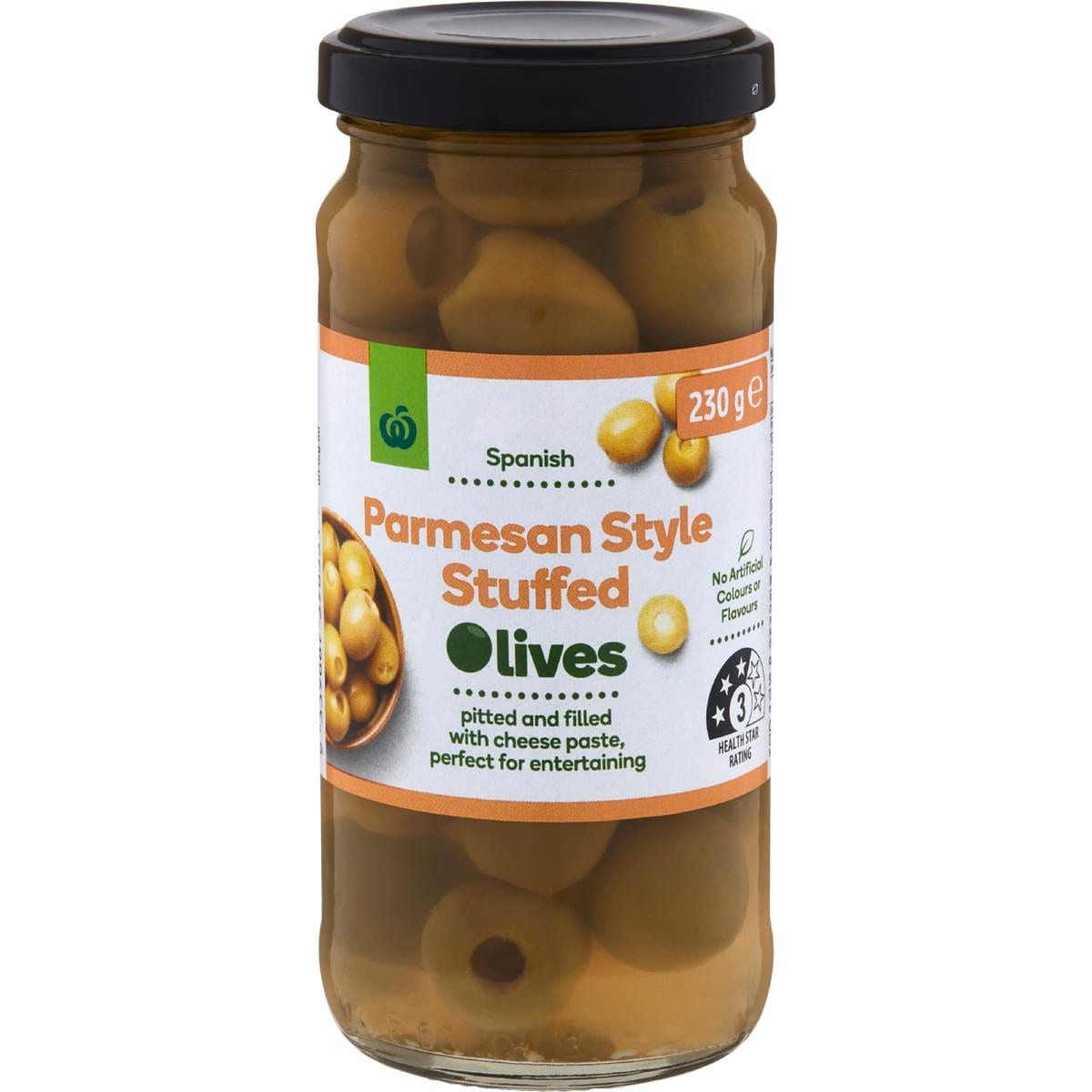 Woolworths Parmesan Stuffed Mediterranean Olives