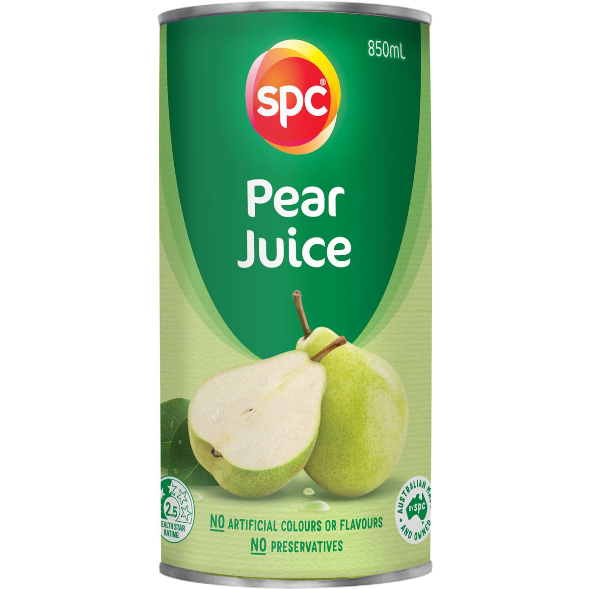Calories in Spc Pear Juice Can