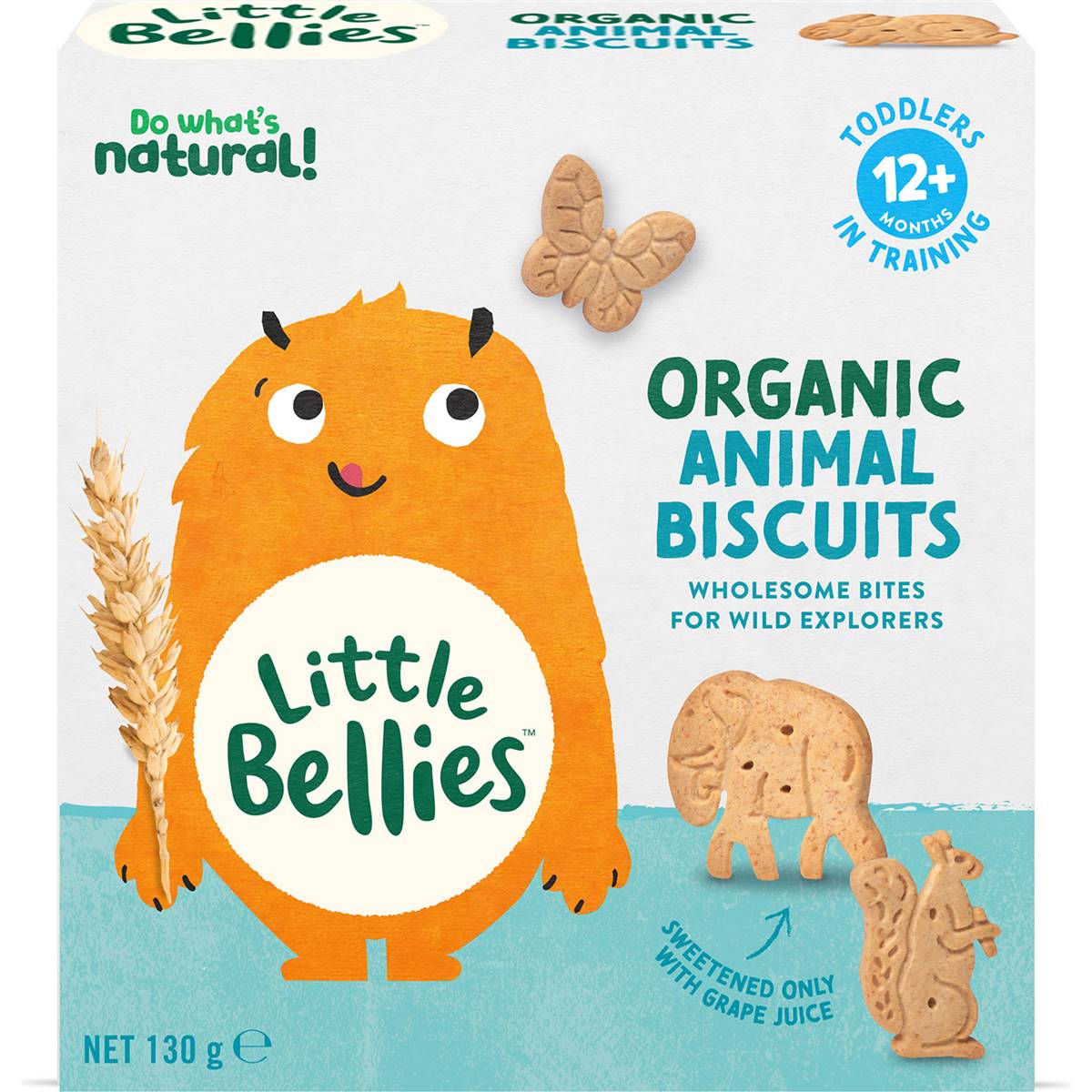 Little Bellies Organic Animal Biscuits