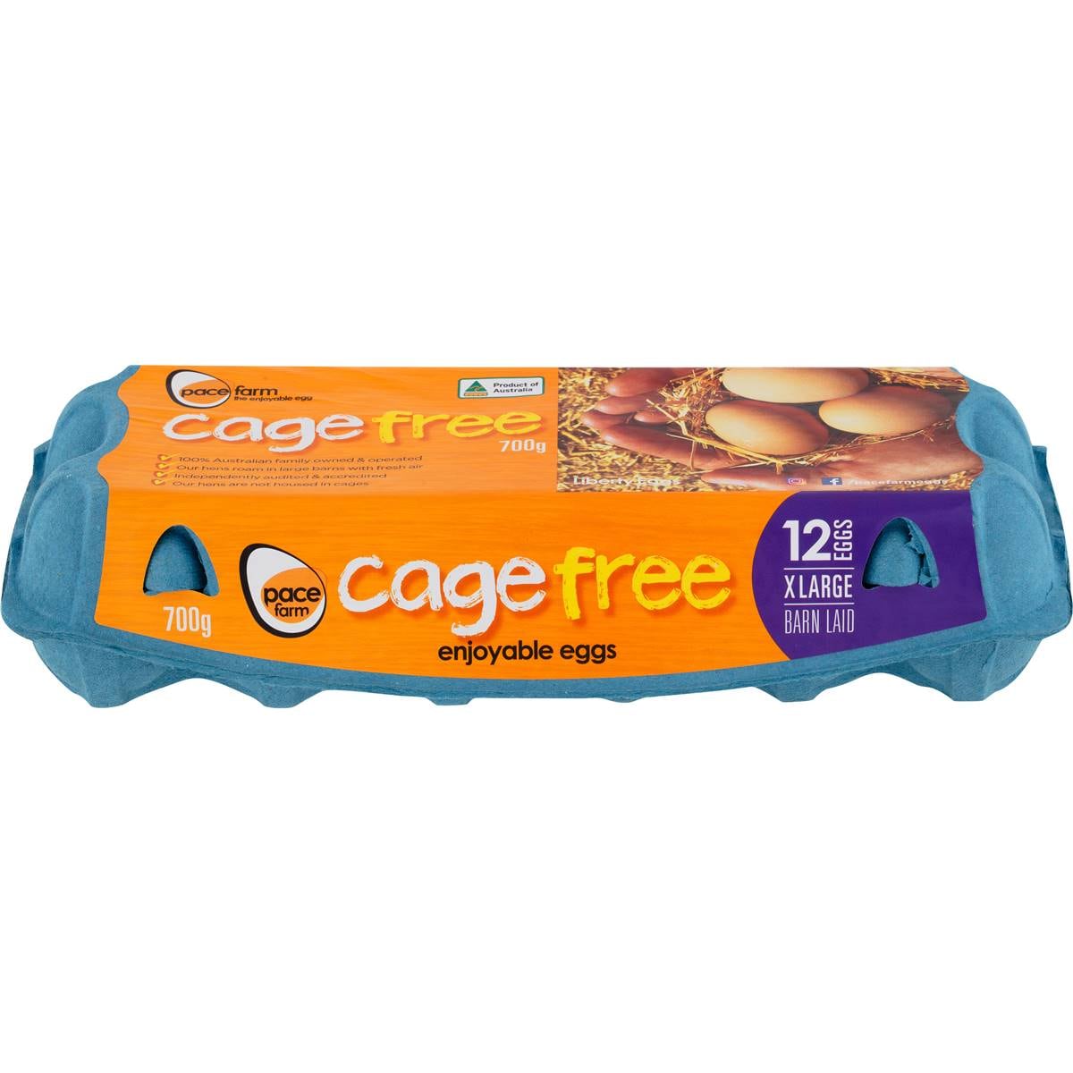 Calories in Pace Farm Fresh Jumbo Cage Eggs 12 pack Calorie Counter