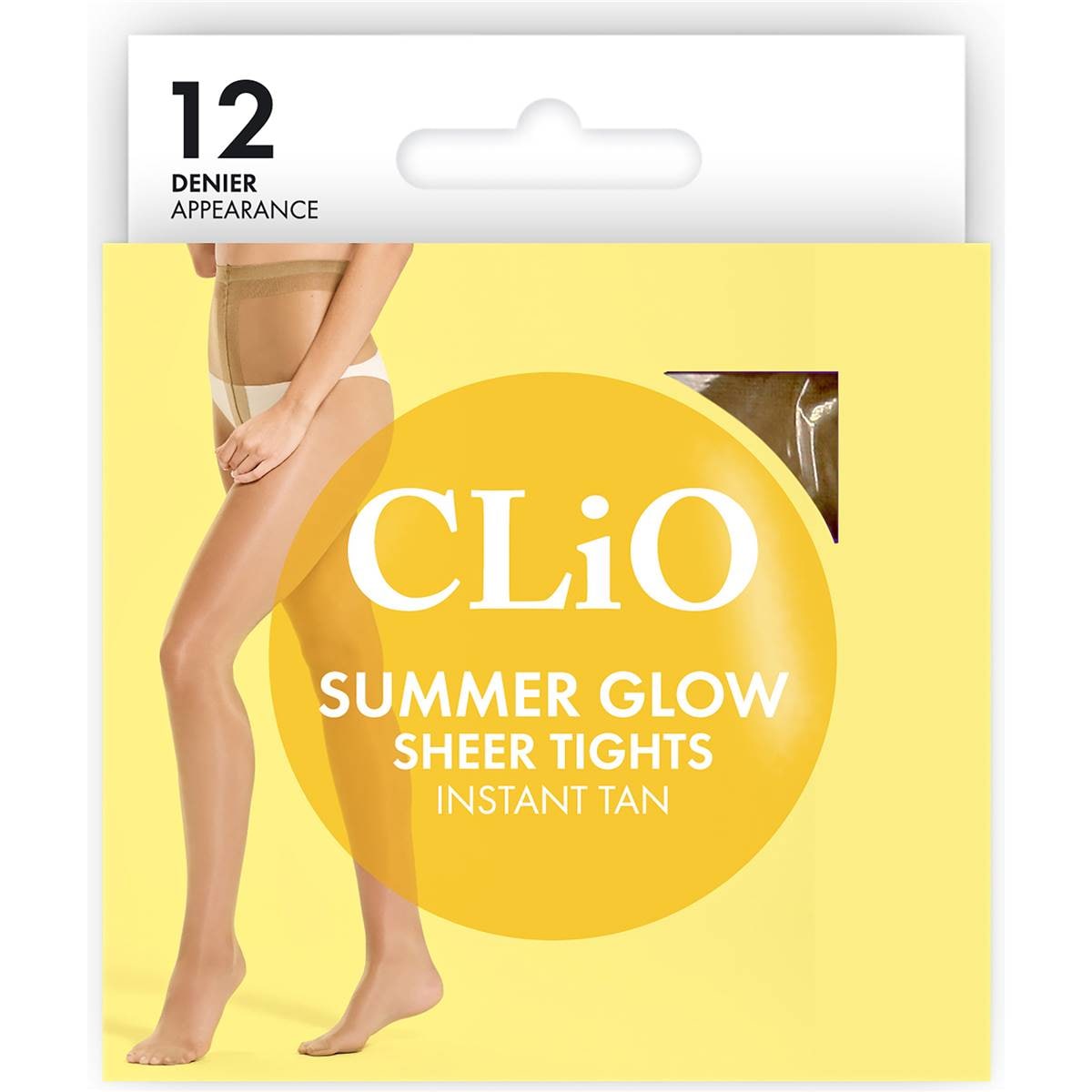 Clio Summer Glow Sheer Tights Natural 12 Denier