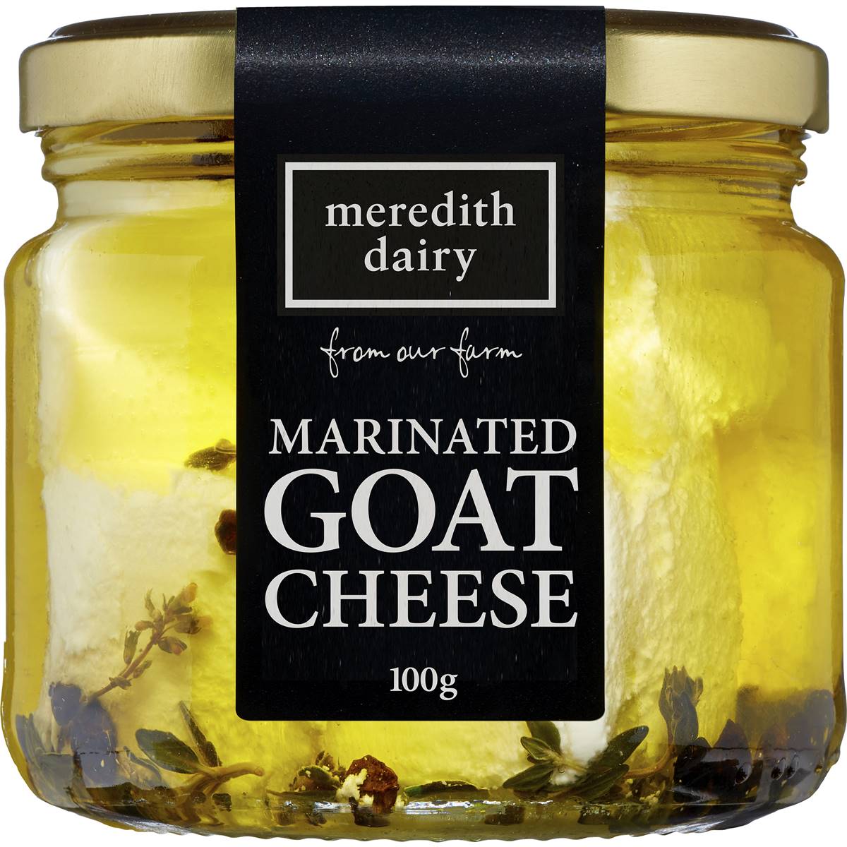 Calories in Meredith Dairy Goats Cheese Jar Calorie Counter Australia