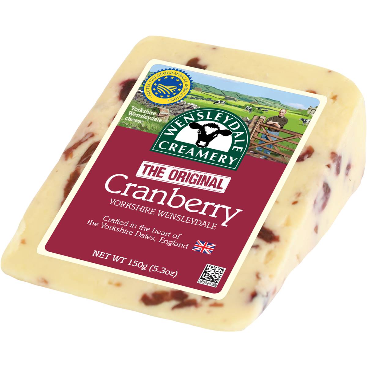 Calories in Singletons Cheese Wensleydale & Cranberries calcount