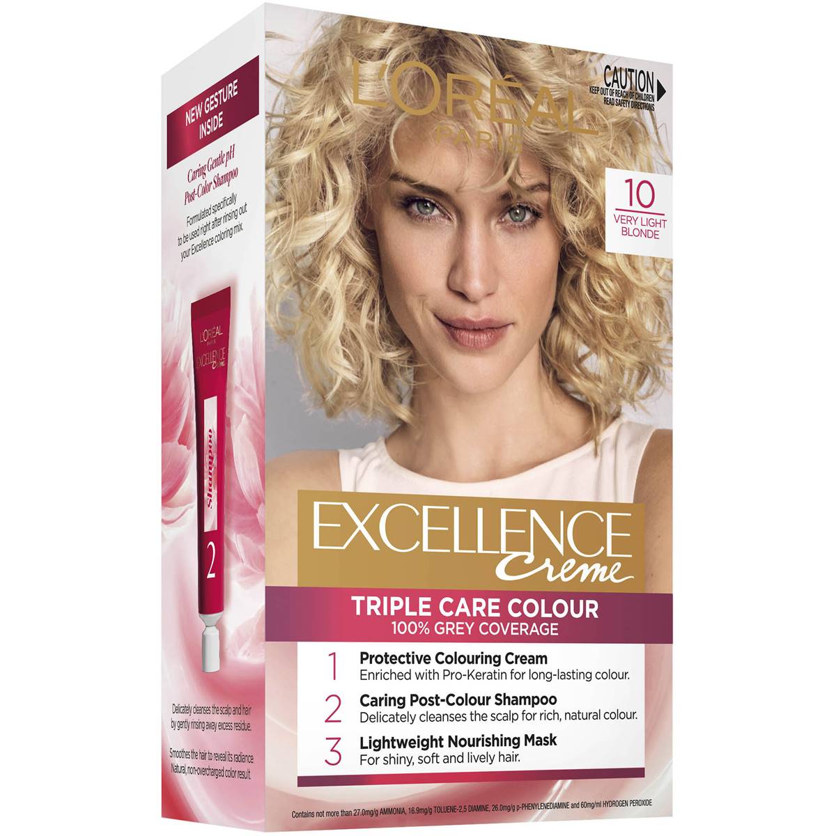 L Oreal Excellence Creme Hair Colour 10 Very Light Blonde