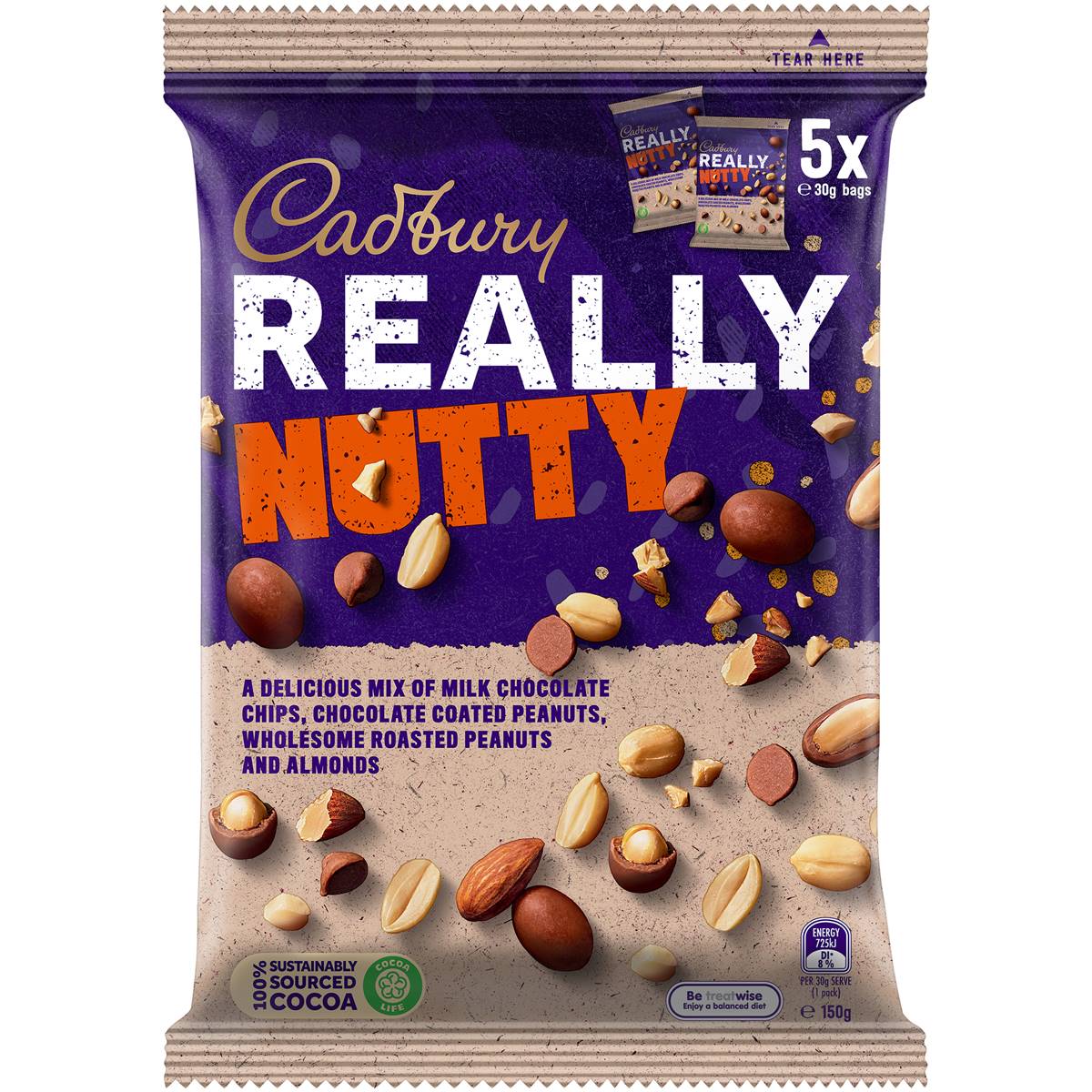 Calories In Cadbury Really Nutty Calcount calories-in-cadbury-really-nutty-calcount