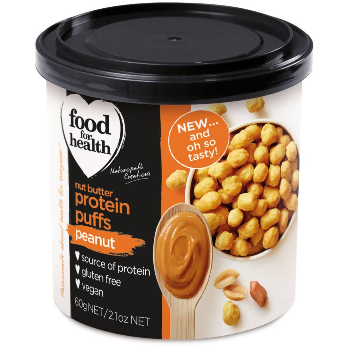 Calories in Food For Health Peanut Butter Protein Puffs