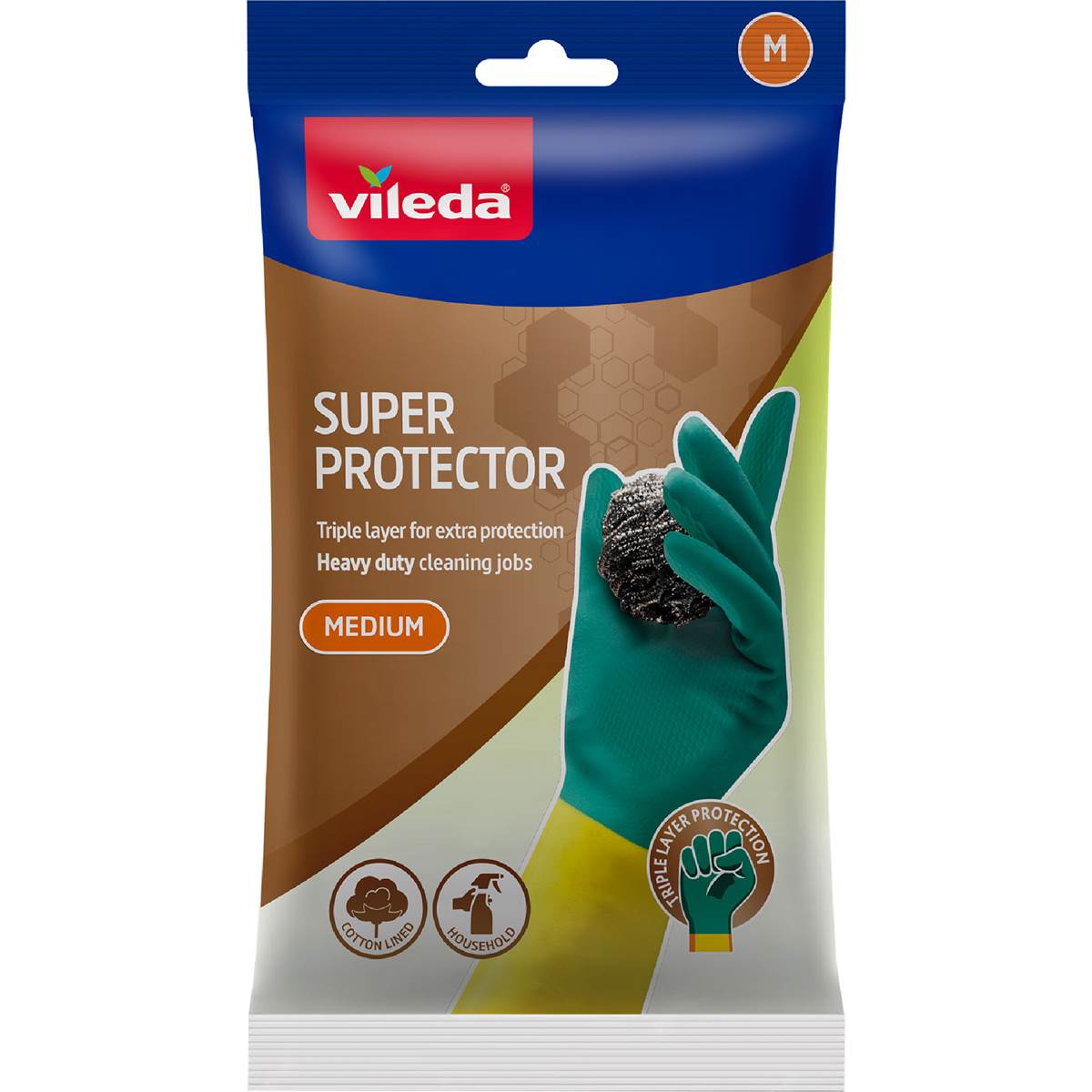 Vileda Super Protector Gloves Size M 1 pack – Woolworths