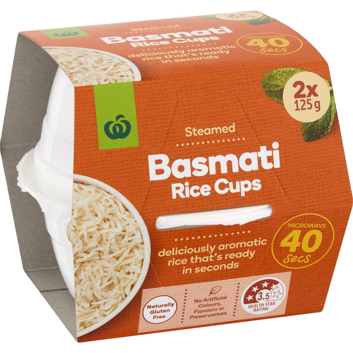 Woolworths Basmati Rice Microwave Cup
