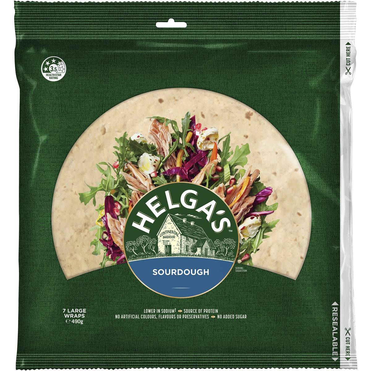 Helga’s Sourdough Wraps