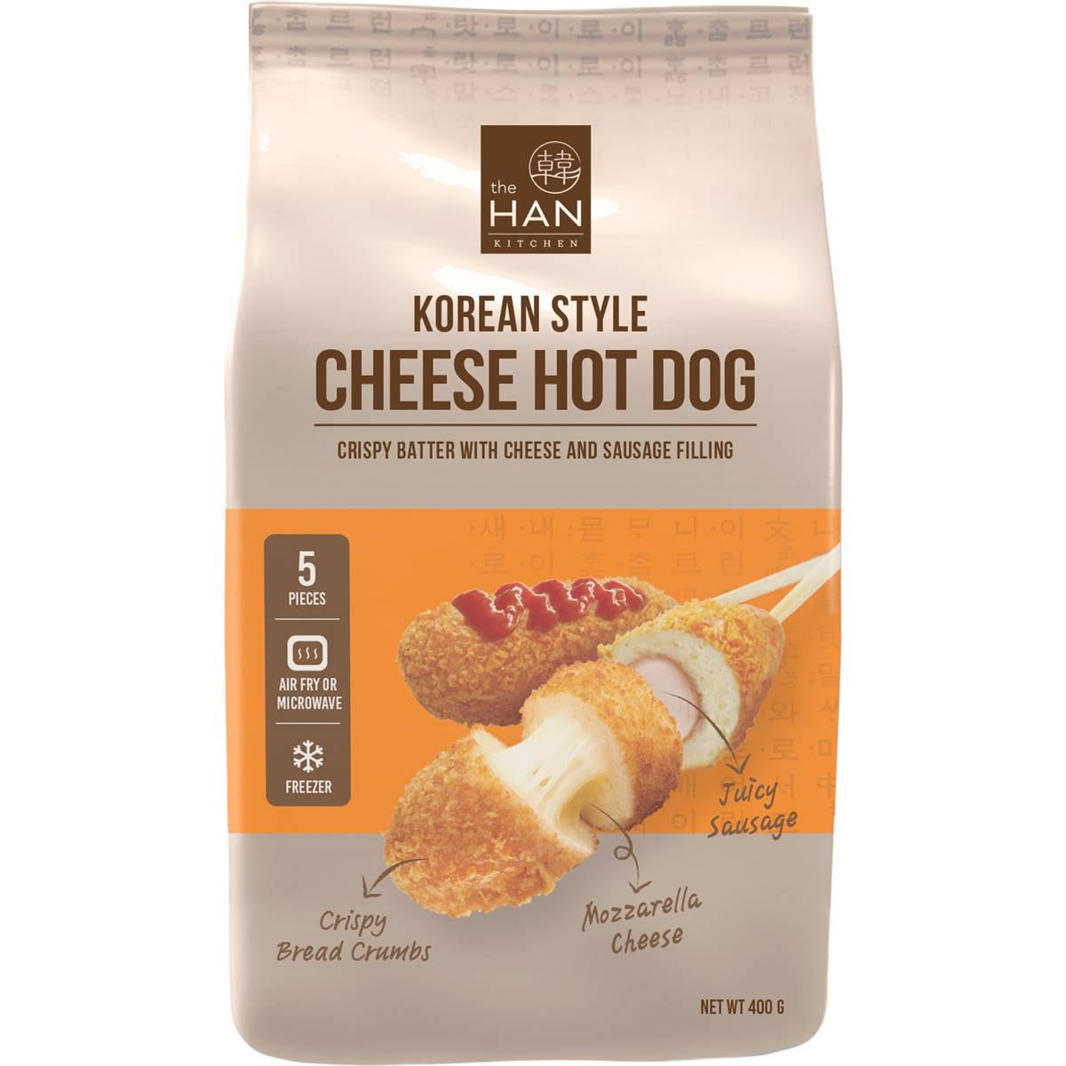 The Han Kitchen Korean Style 5 Cheese Hot Dogs