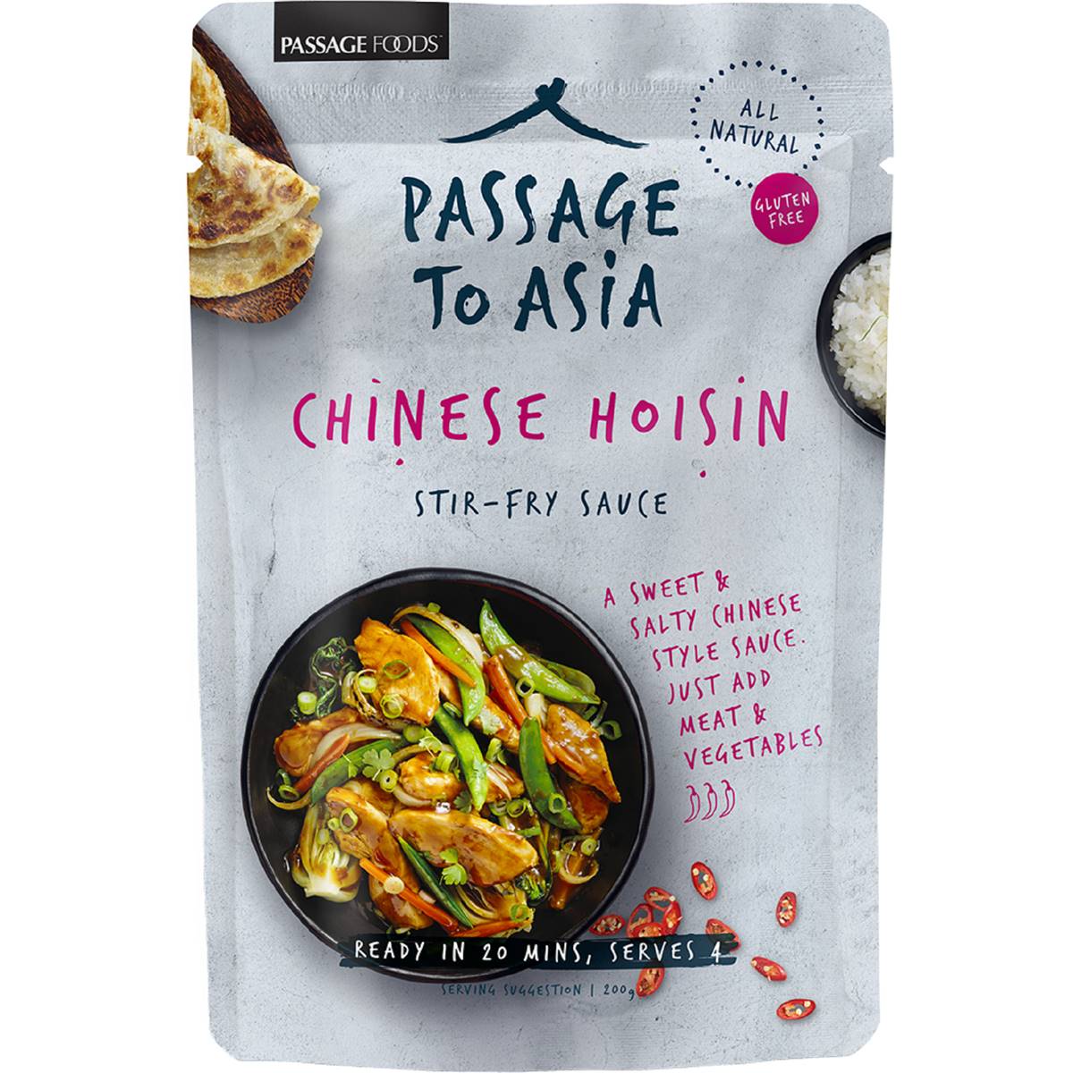 Calories in Passage To Asia Chinese Hoisin Stir Fry Sauce calcount