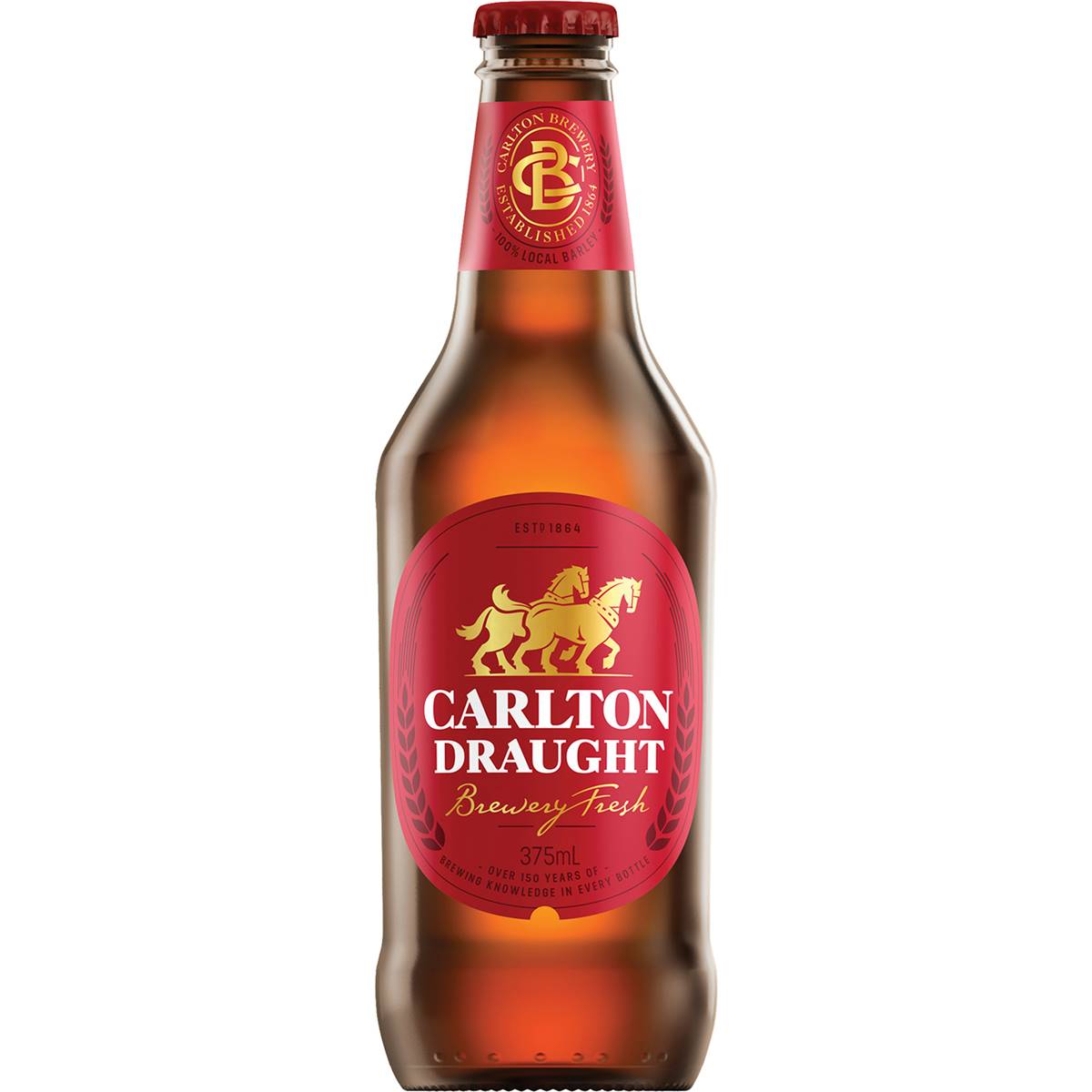 Calories in Carlton Draught Lager Stubby