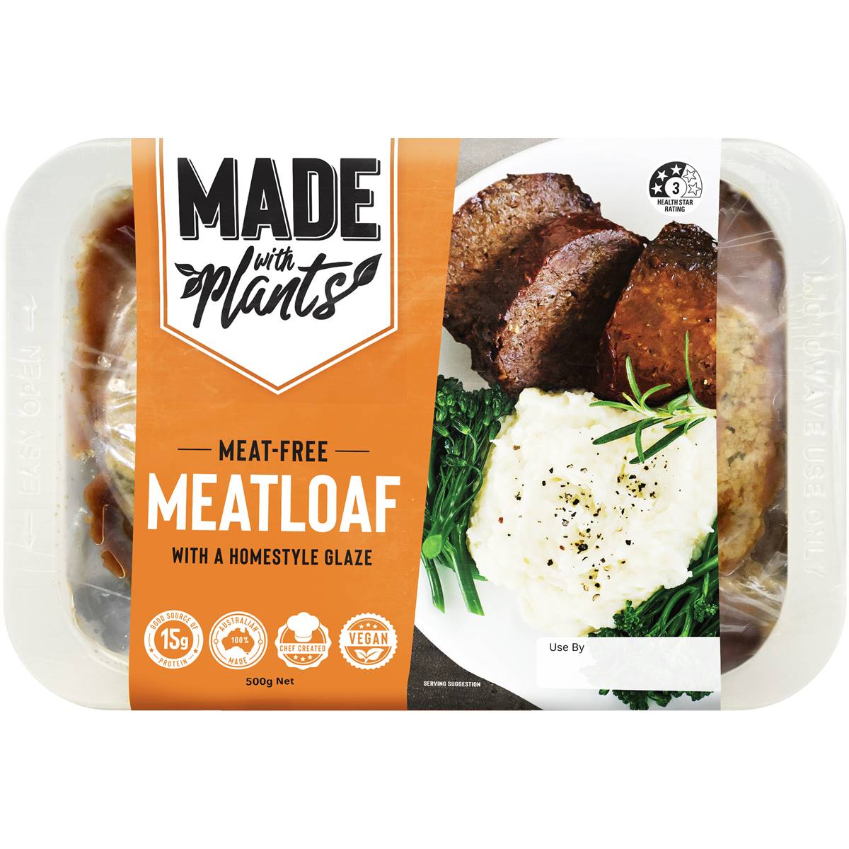 Made With Plants Plantbased Meatloaf With Glaze