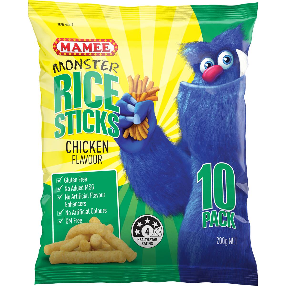 Mamee Monster Rice Stick Chicken Flavour