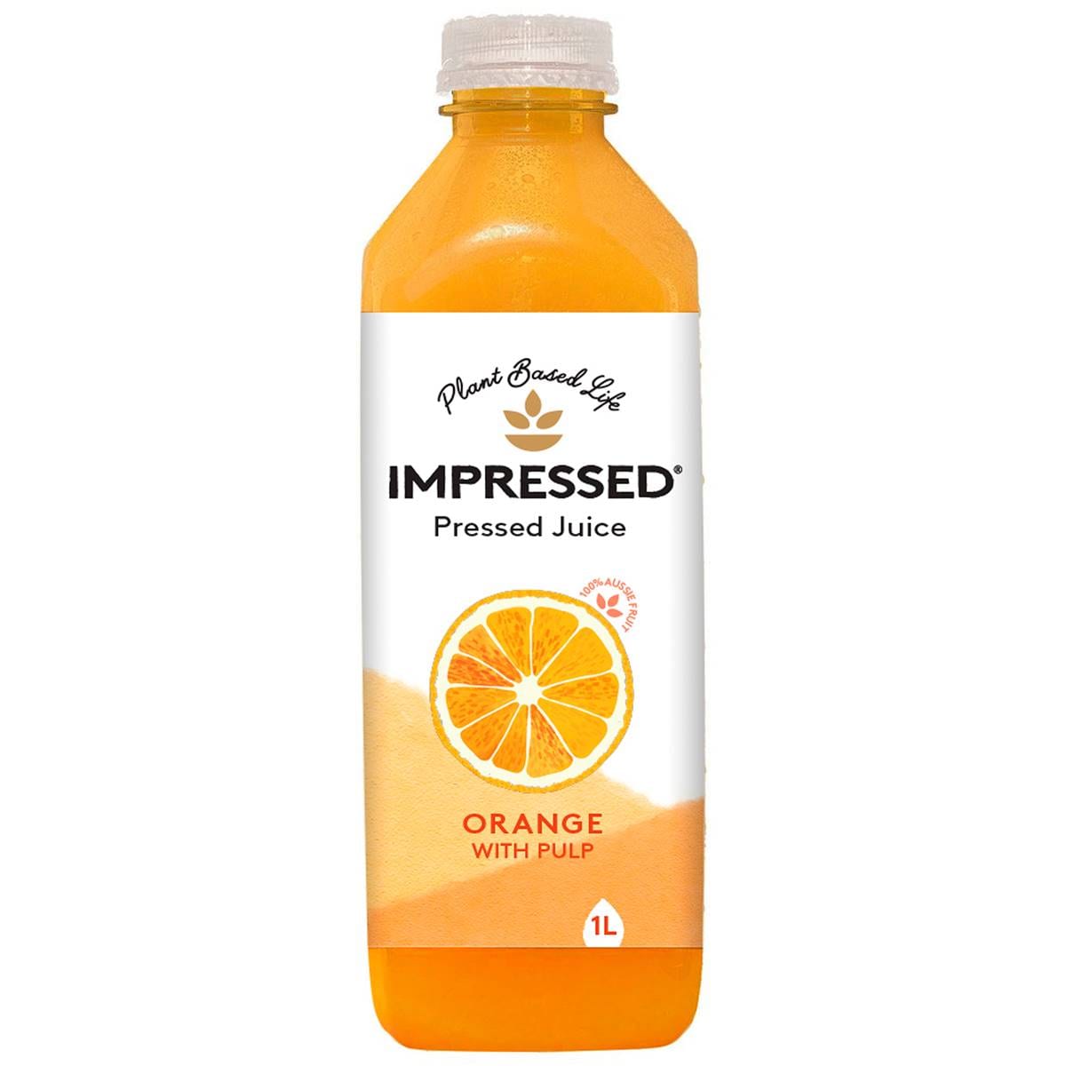 Calories in Impressed Essentials Orange Juice With Plup Calorie Counter