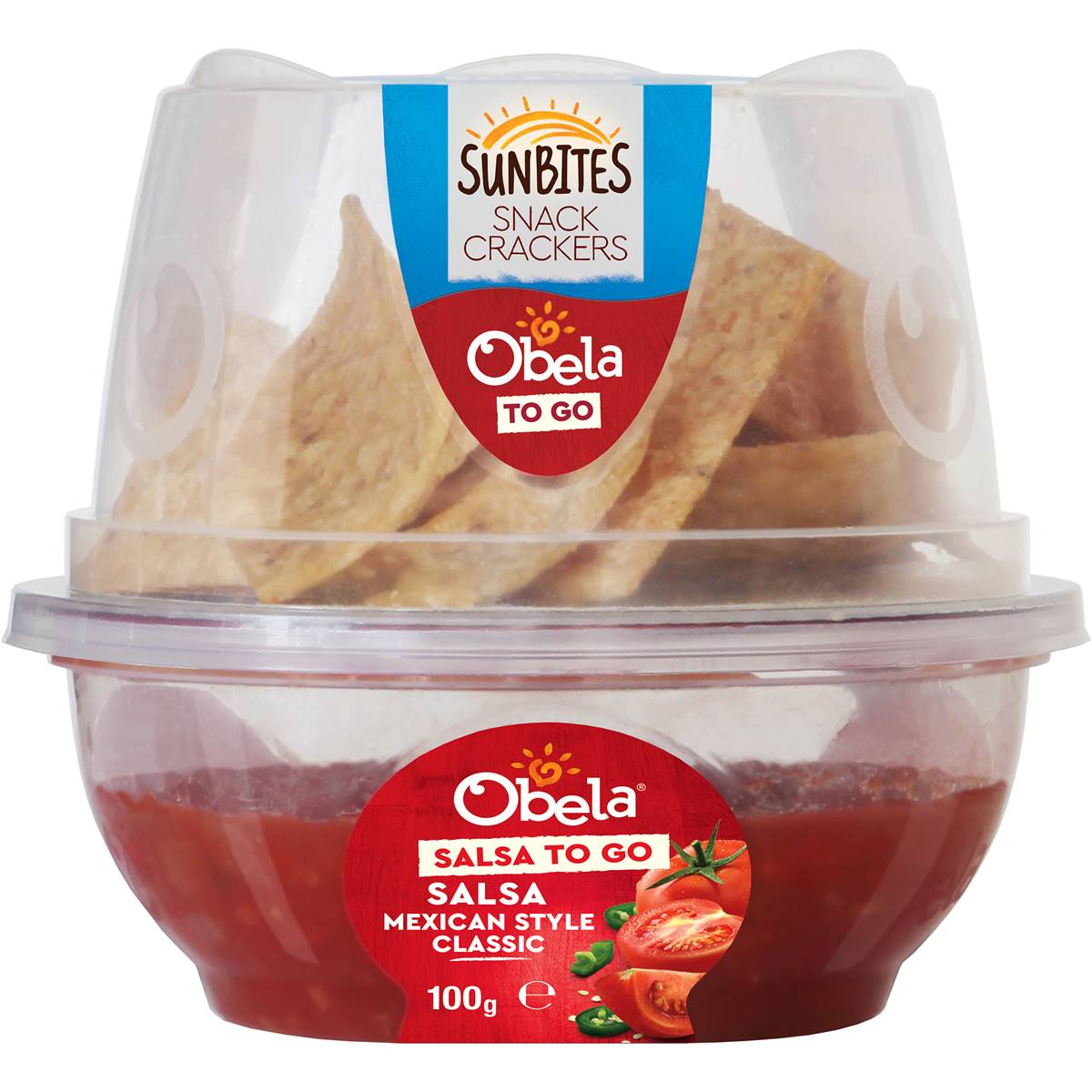 Calories in Obela Mexican Salsa To Go & Sunbites Calorie Counter Australia