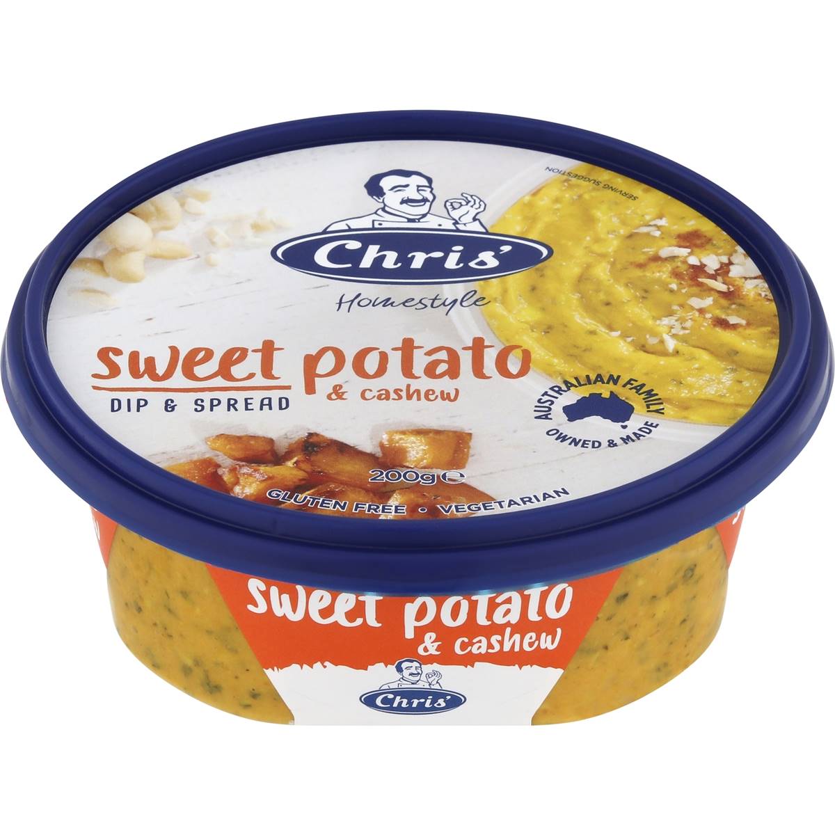 Chris' Dips Sweet Potato & Cashew 200g