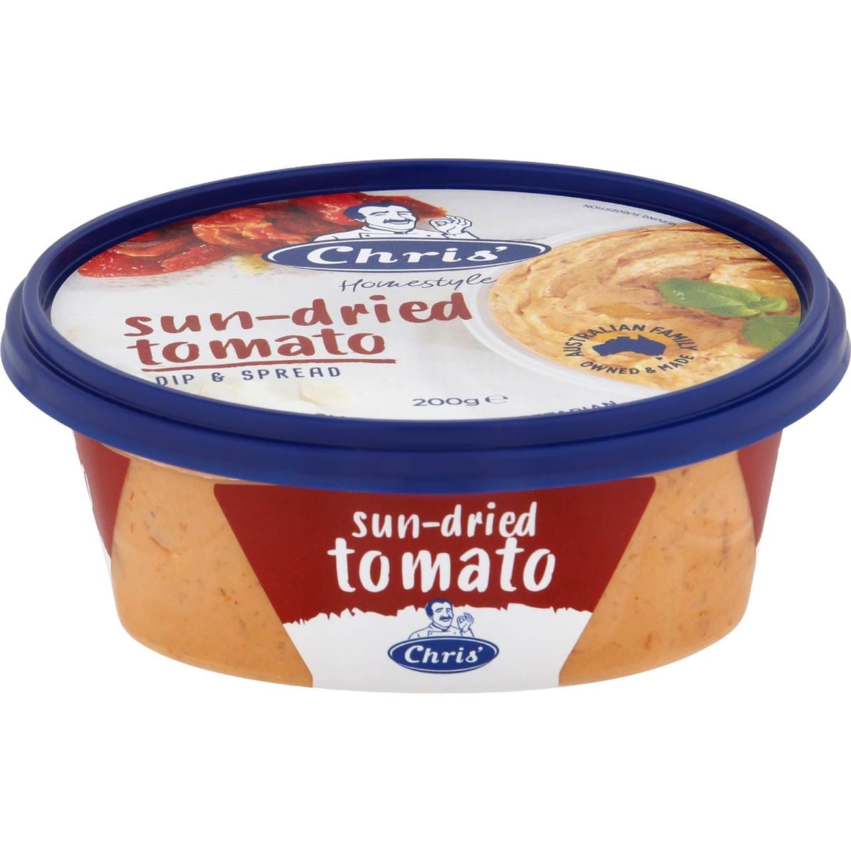 Chris' Dips Sundried Tomato 200g