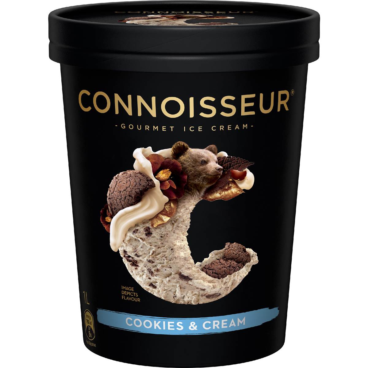 Connoisseur Ice Cream Tub Cookies & Cream 1L