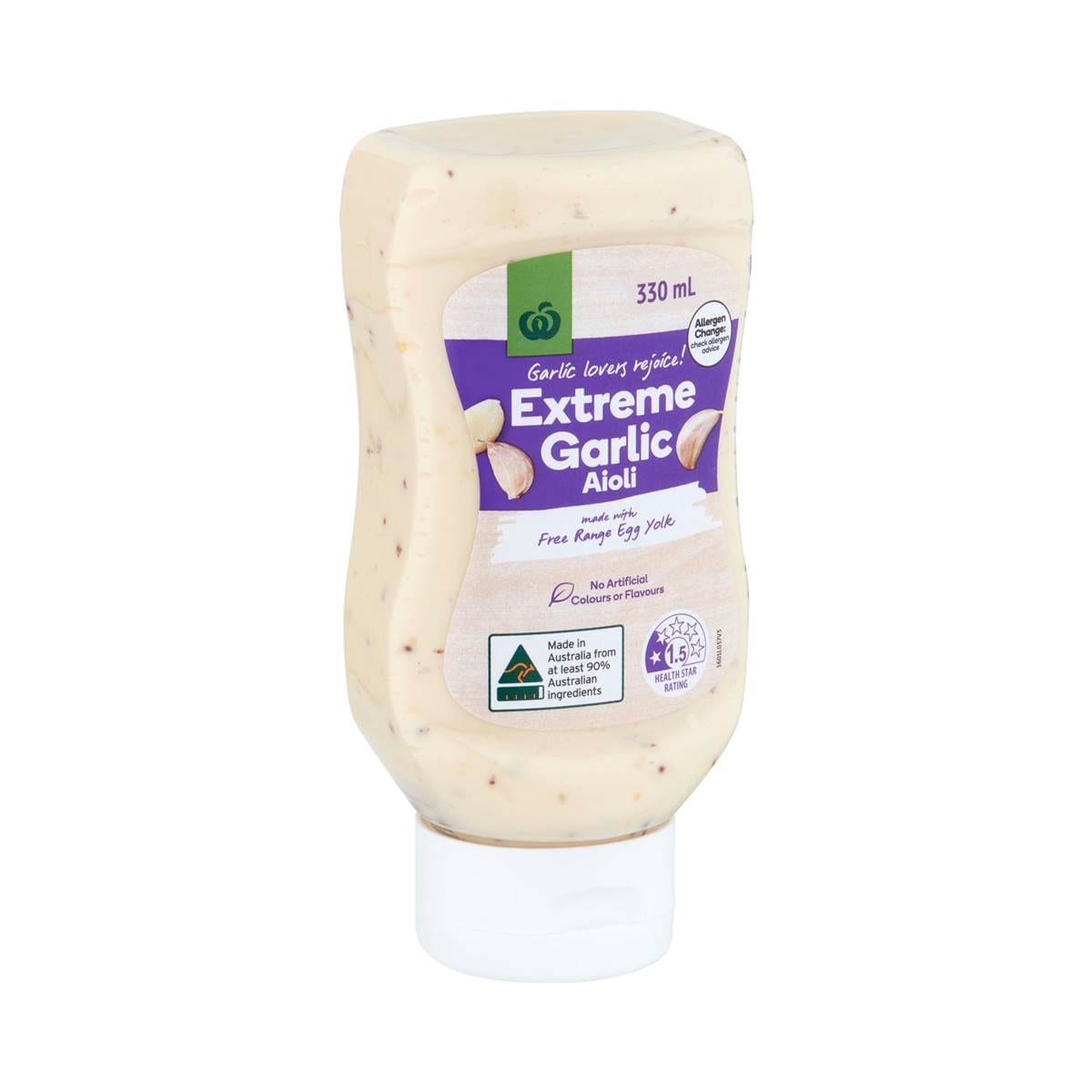 Woolworths Extreme Garlic Aioli