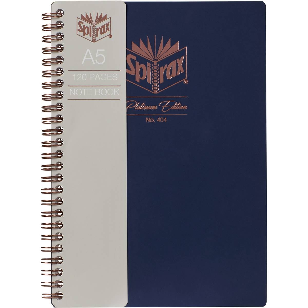 Spirax A5 Platinum Notebook 120 Pages Assorted