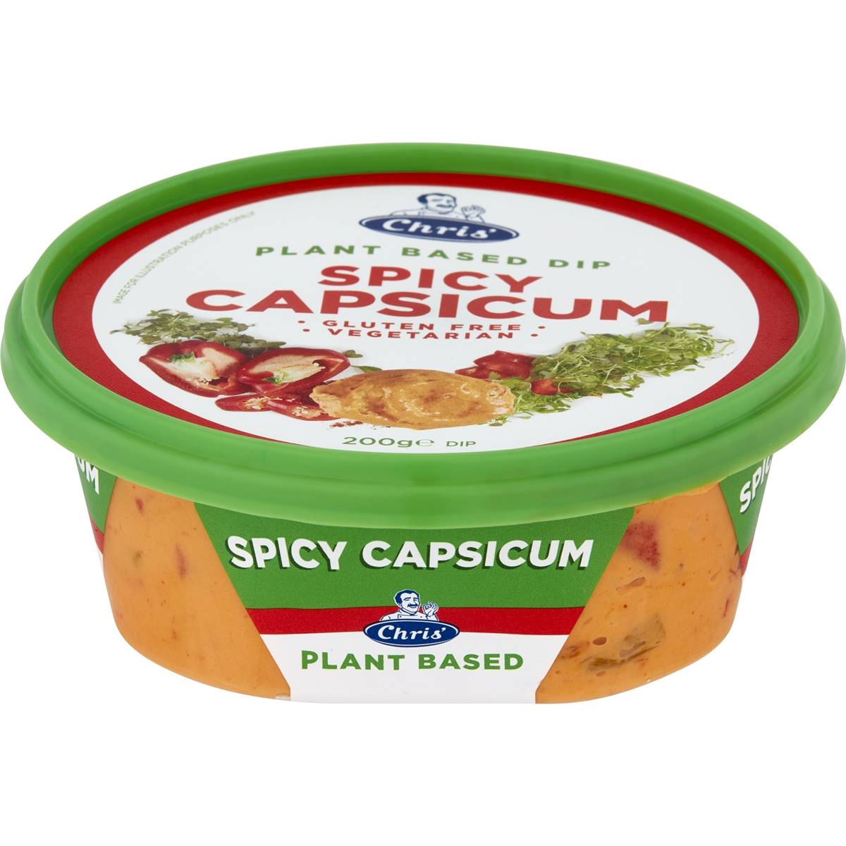 Calories in Chris' Plant Based Spicy Capsicum