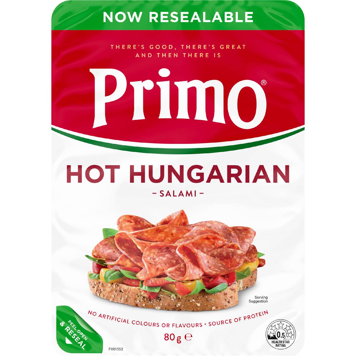 Calories in Primo Hungarian Salami Hot calcount