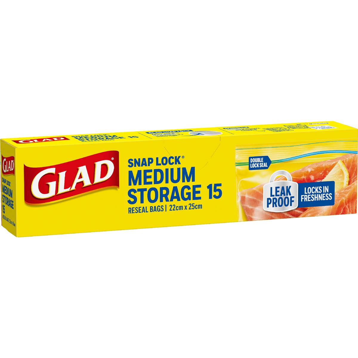 Glad Resealable Medium Storage Bags