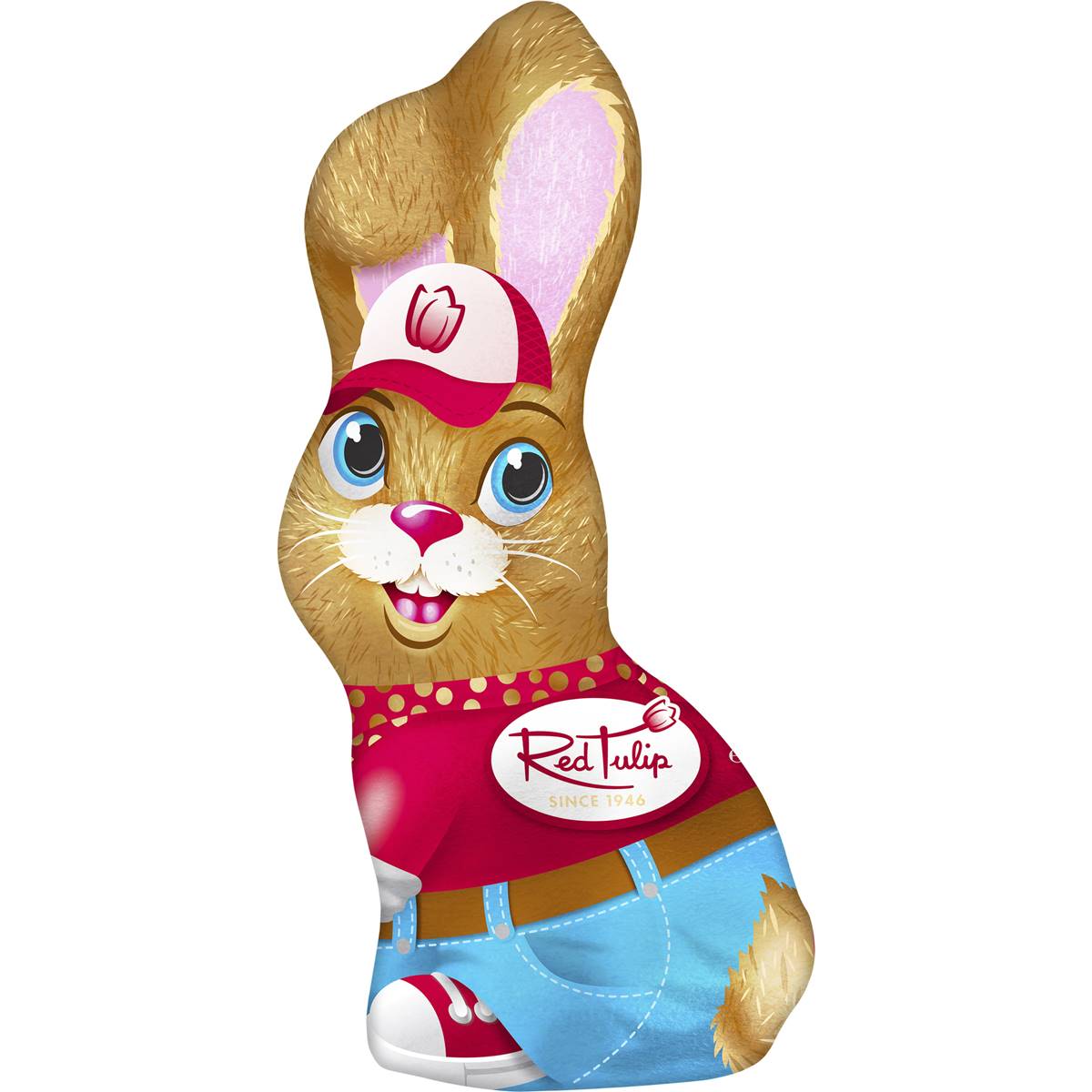 Calories in Cadbury Easter Bunny, Milk Chocolate, with purple vest