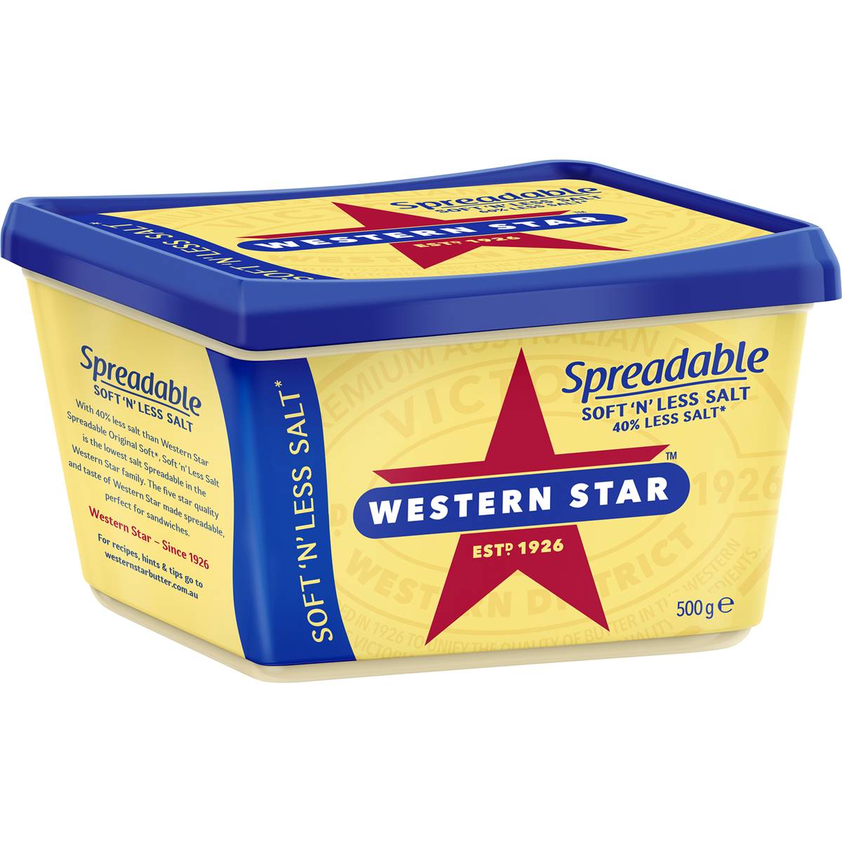 Calories in Western Star Soft 'n' Less Salt Spreadable