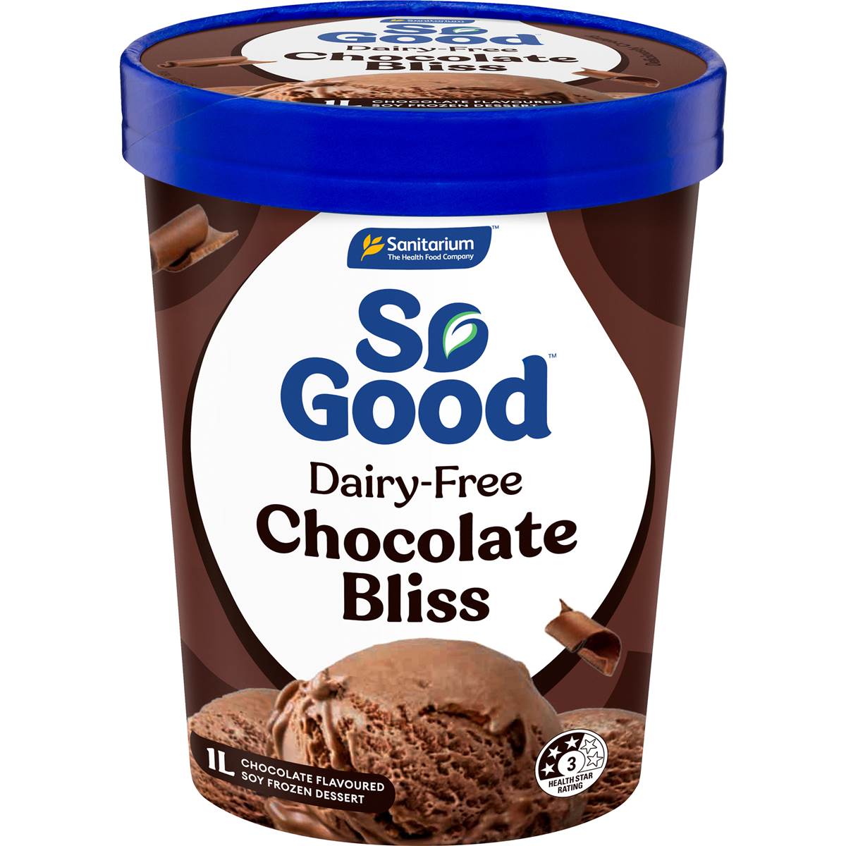 Sanitarium So Good Chocolate Bliss 1l tub Woolworths