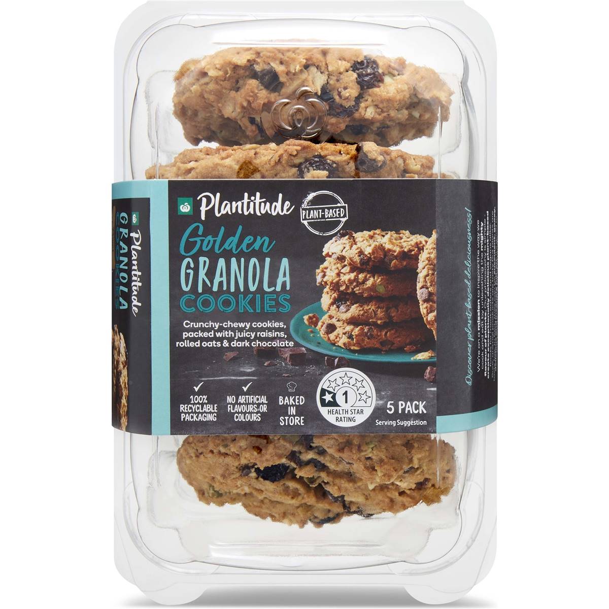 Woolworths Plantitude Granola Cookies