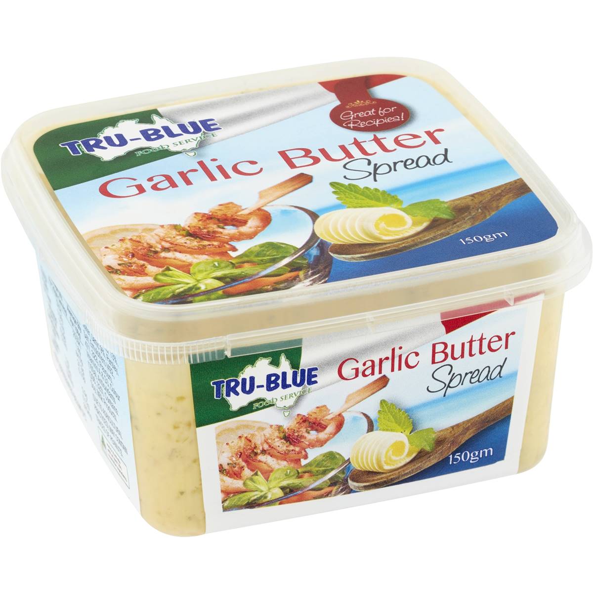 Calories in TruBlue Garlic Butter Spread calcount