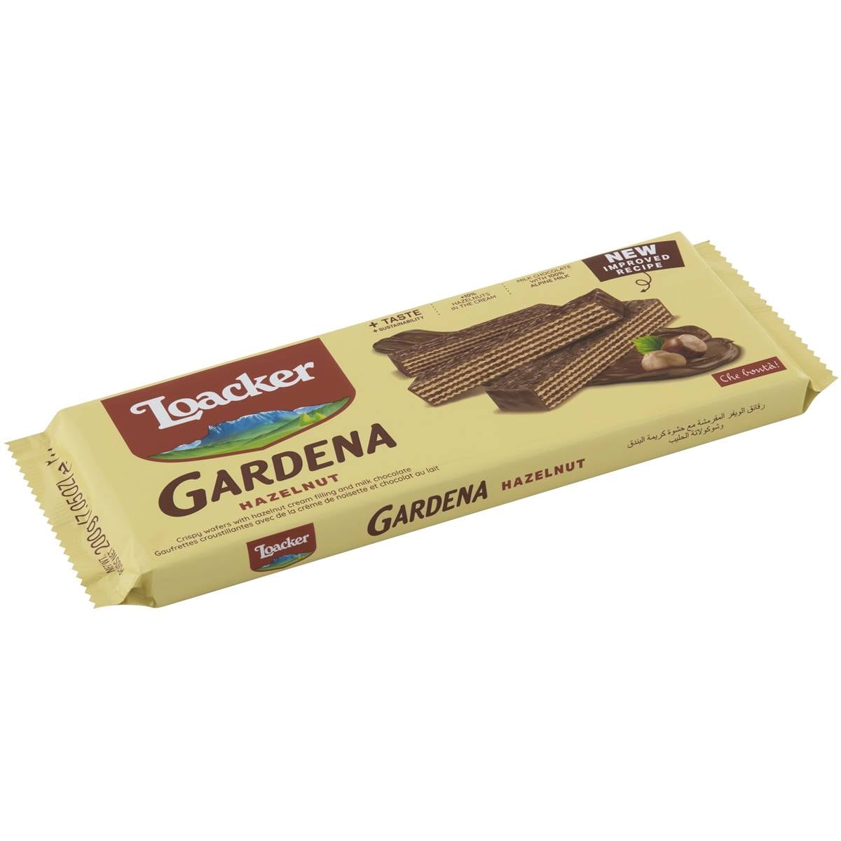 Calories in Loacker Gardena Hazelnut Chocolate Coated Wafers calcount